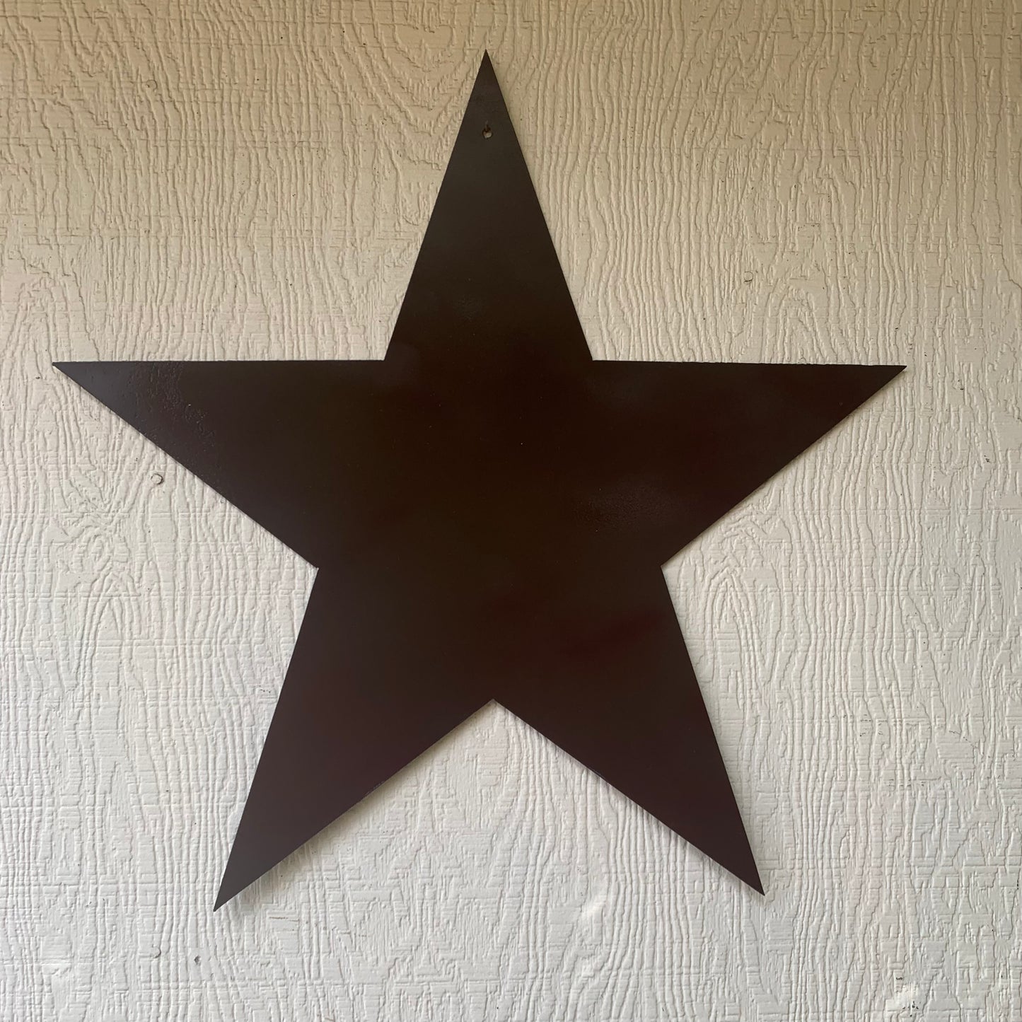 2D FLAT STAR BARN PLAIN LASERCUT METAL BROWN STAR ART WESTERN HOME DECOR HANDMADE #EH12822