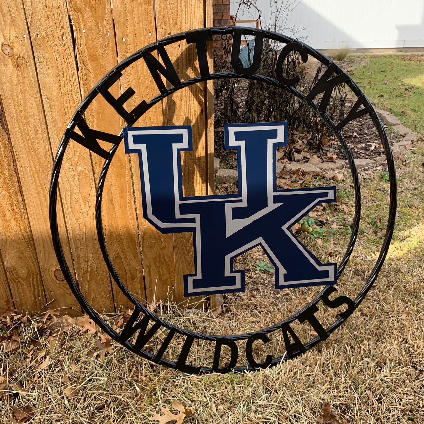 KENTUCKY WILDCATS CUSTOM METAL VINTAGE CRAFT SIGN WESTERN HOME DECOR HANDMADE