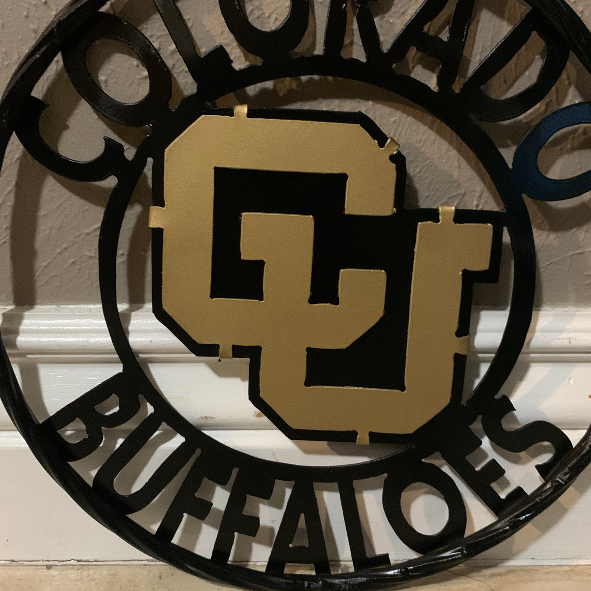 COLORADO BUFFALOES CUSTOM METAL VINTAGE CRAFT SIGN TEAM ART WESTERN HOME DECOR HANDMADE
