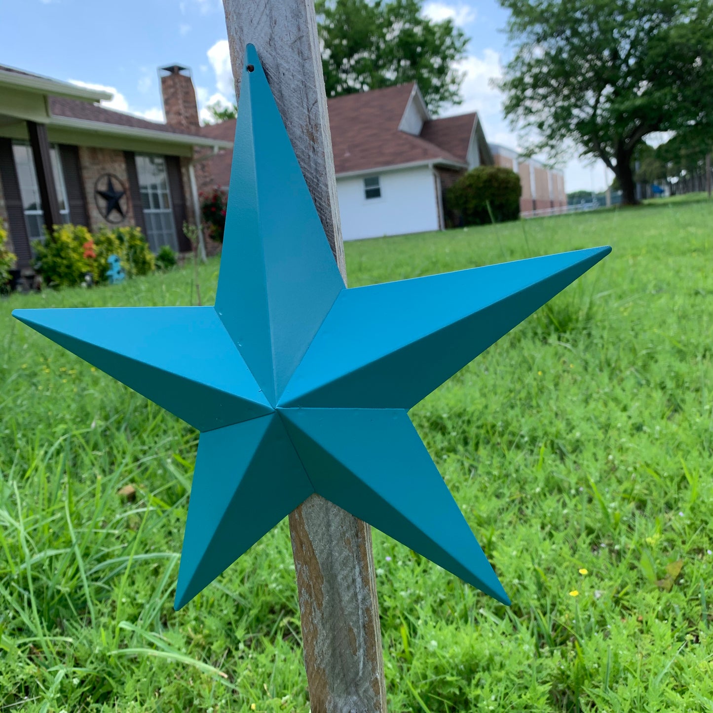 TEAL BARN METAL STAR WESTERN HOME DECOR VINTAGE RUSTIC BRONZE ART NEW, 3",4",5",6",9",12"