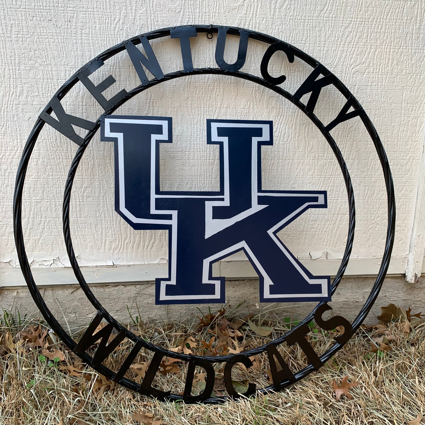 KENTUCKY WILDCATS CUSTOM METAL VINTAGE CRAFT SIGN WESTERN HOME DECOR HANDMADE