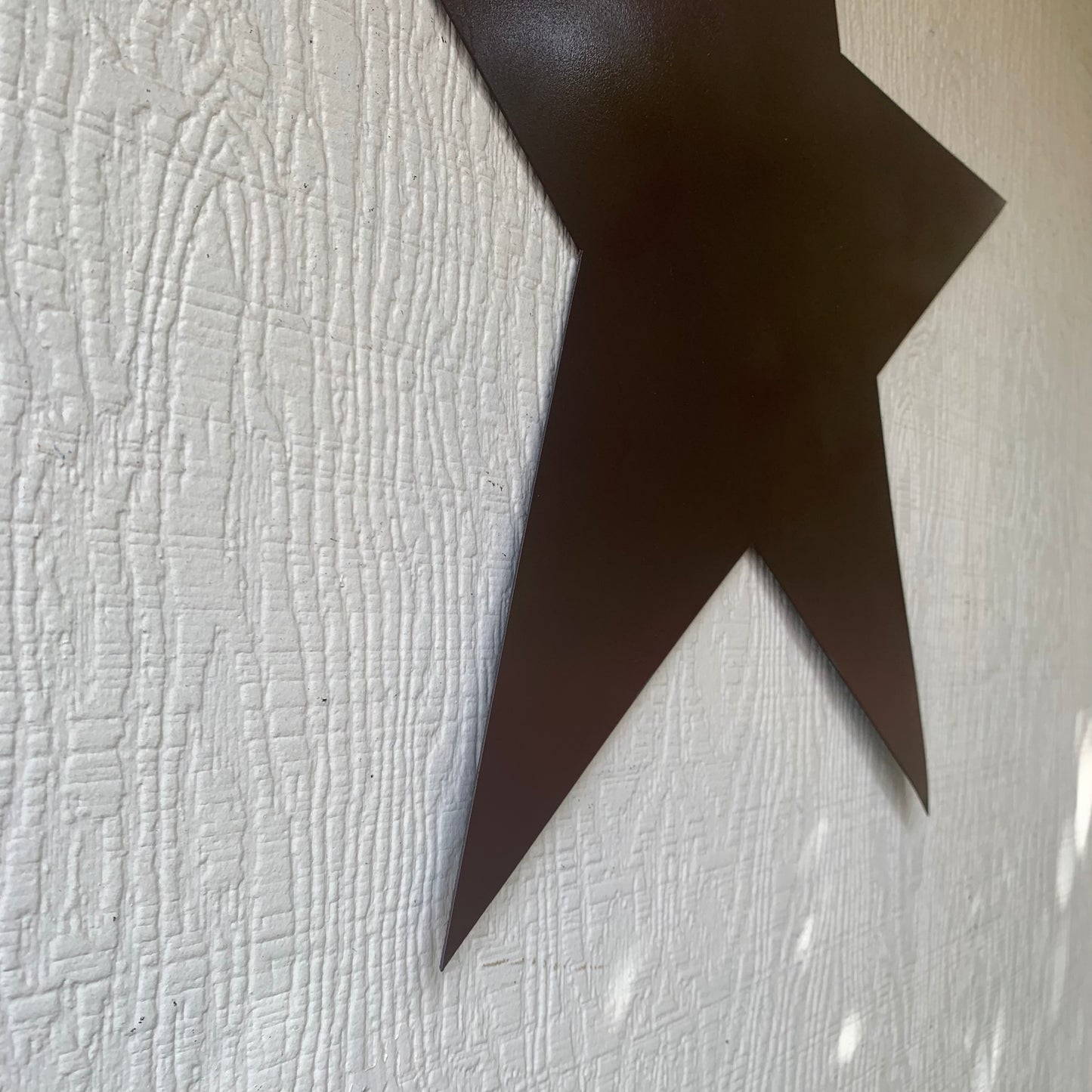 2D FLAT STAR BARN PLAIN LASERCUT METAL BROWN STAR ART WESTERN HOME DECOR HANDMADE #EH12822