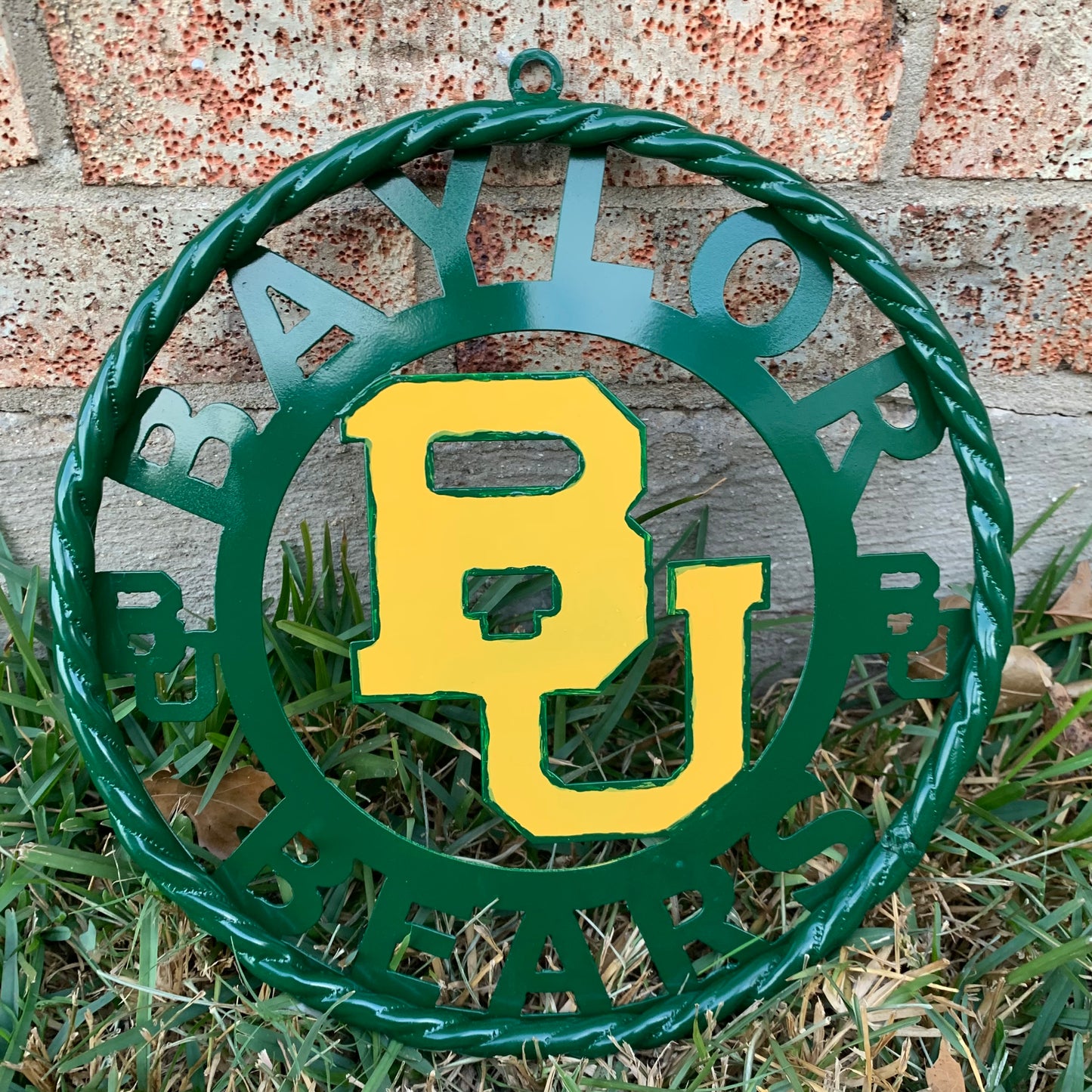 12",18",24",32" BAYLOR BEARS CUSTOM METAL VINTAGE CRAFT SIGN WESTERN HOME DECOR HANDMADE