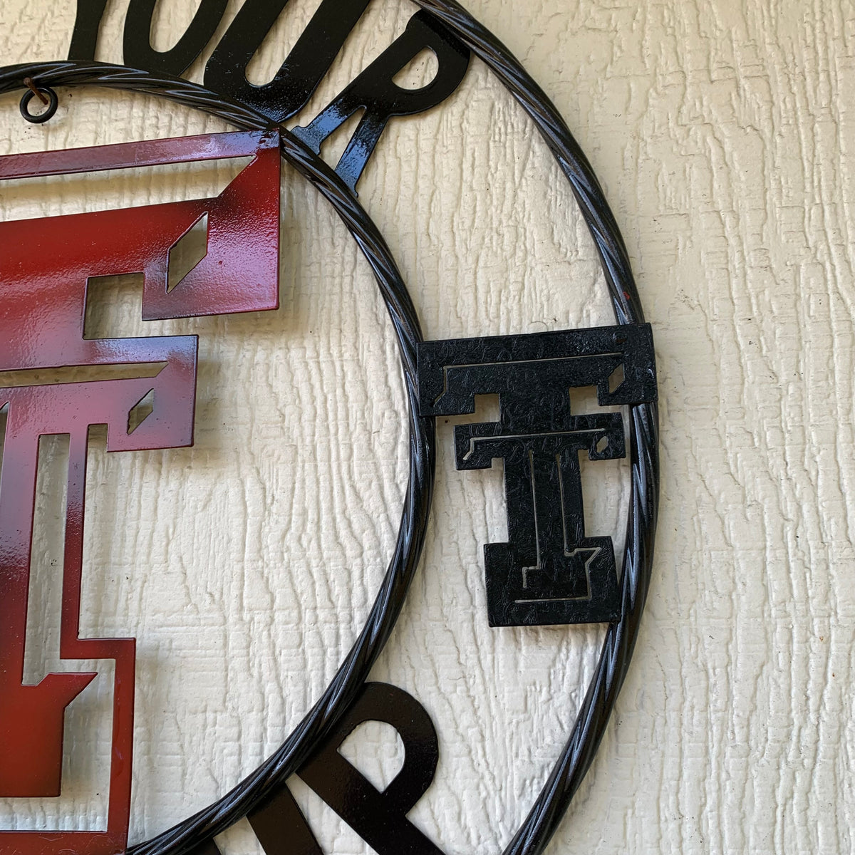12", 18", 24", 32" GET YOUR GUNS UP TEXAS TECH CUSTOM METAL VINTAGE CRAFT TEAM SIGN