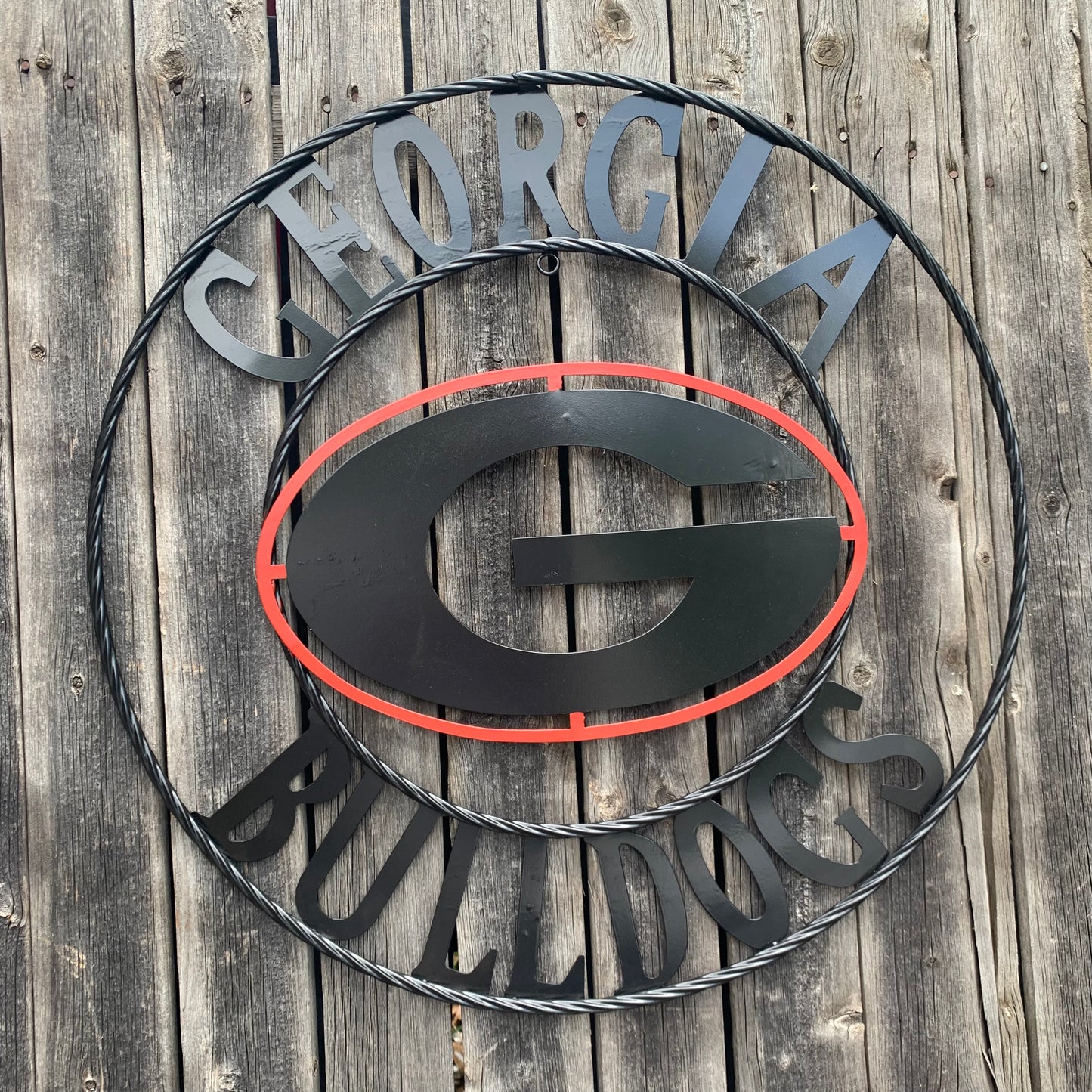 12", 18", 24", 32" GEORGIA BULLDOGS METAL SIGN VINTAGE CUSTOM TEAM ART