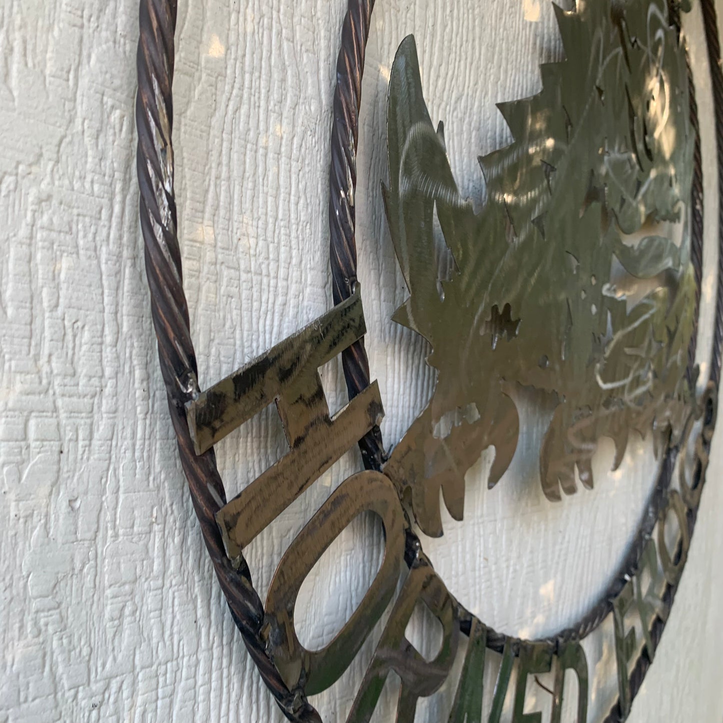 18",24",32" TCU HORNED FROGS RAW METAL CUSTOM VINTAGE CRAFT TEAM SIGN HANDMADE