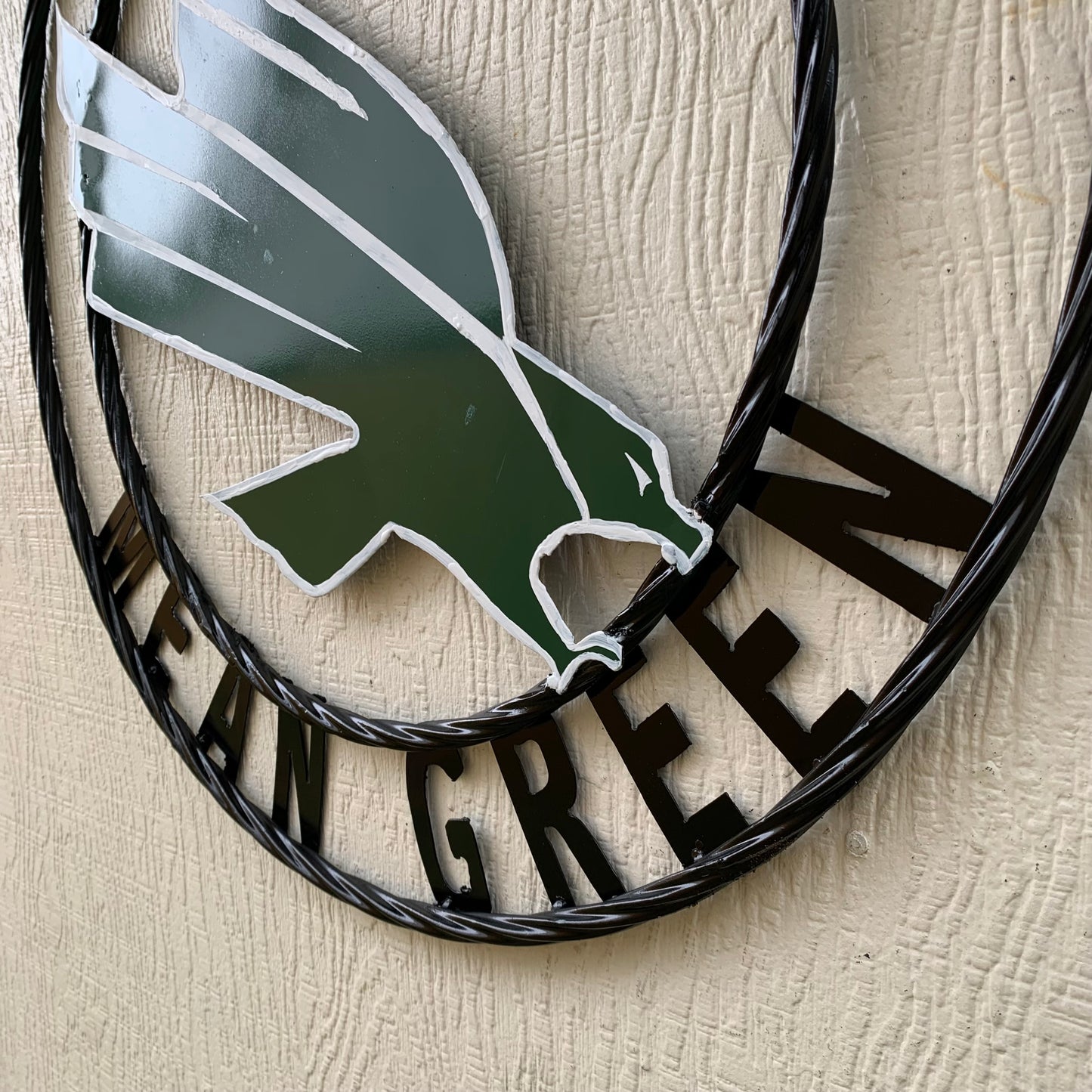 12",18",24",32",36" UNT MEAN GREEN CUSTOM METAL VINTAGE CRAFT SIGN TEAM HANDMADE