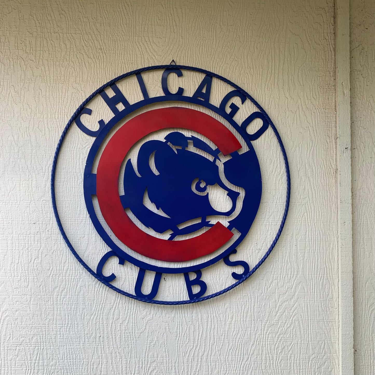 12", 18", 24", 32" CHICAGO CUBS CUSTOM METAL VINTAGE CRAFT TEAM SPORTS SIGN HANDMADE