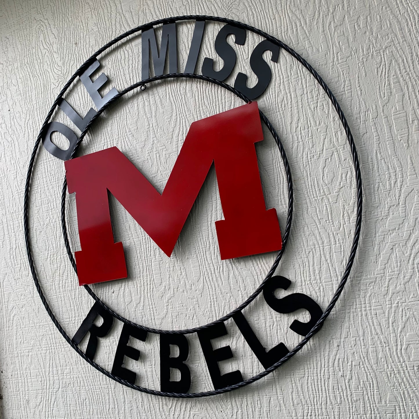 12", 18", 24", 32" OLE MISS REBELS MISSISSIPPI CUSTOM METAL TEAM VINTAGE SIGN