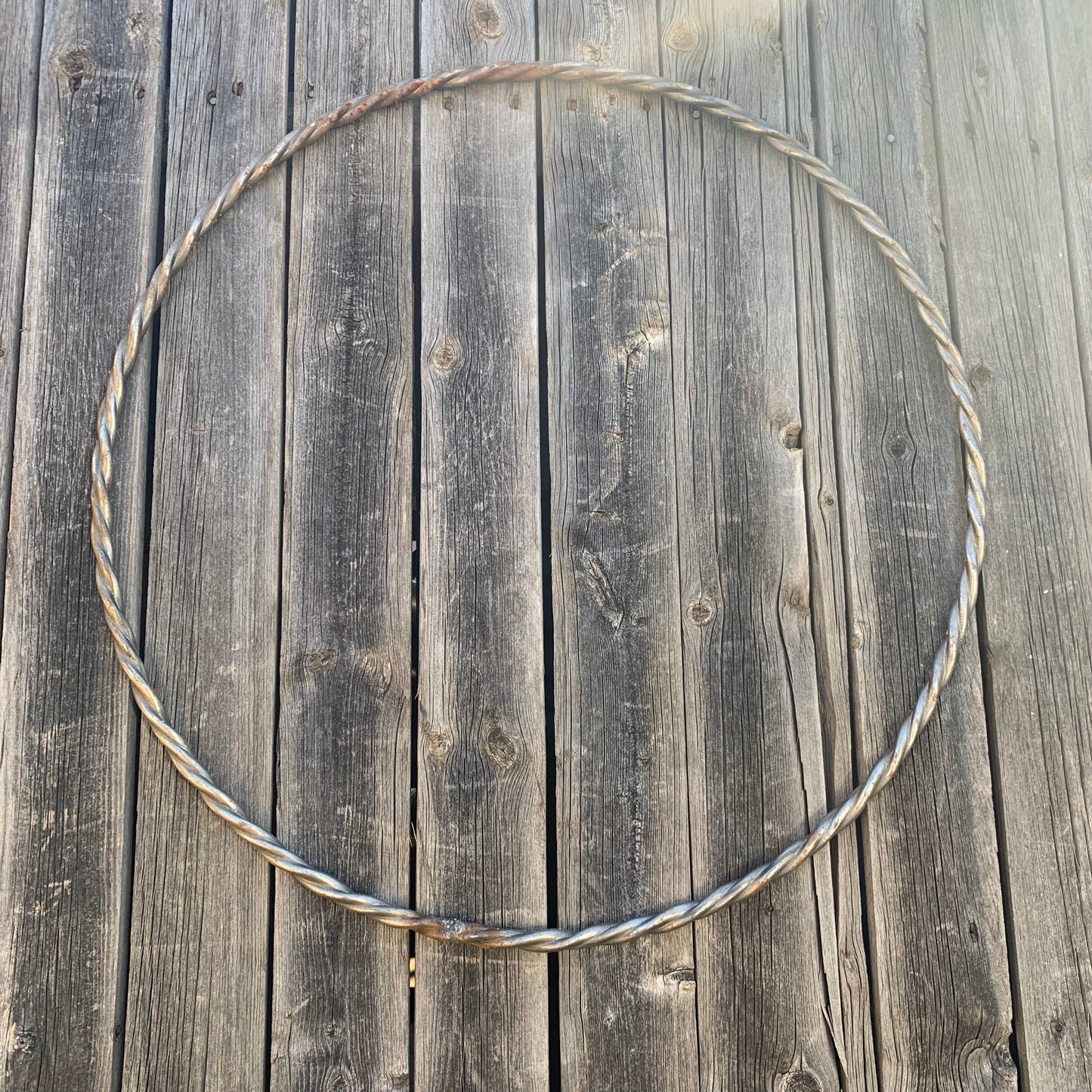 TWISTED RING ONLY METAL WESTERN HOME DECOR HANDMADE CRAFT 18",24",36"