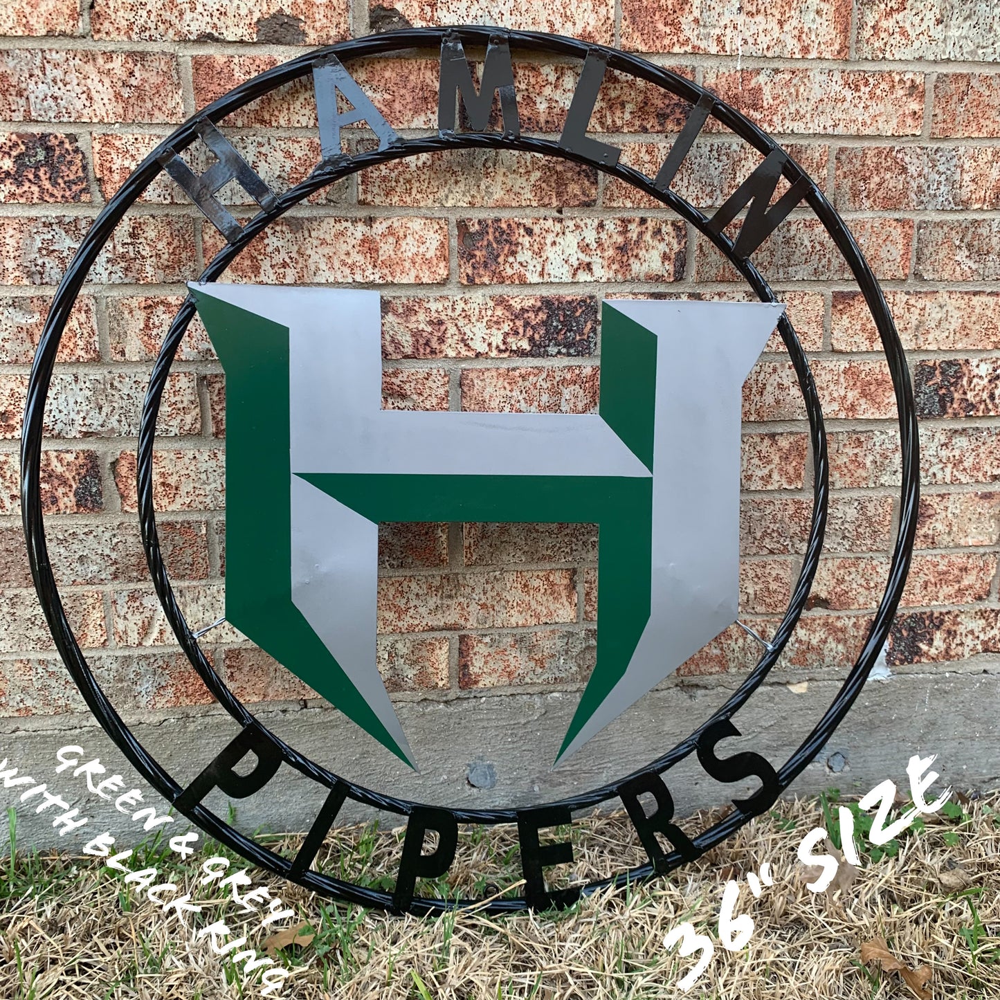 12",18",24",32",36" HAMLIN PIPERS CUSTOM METAL VINTAGE CRAFT SIGN HANDMADE TEAM ART