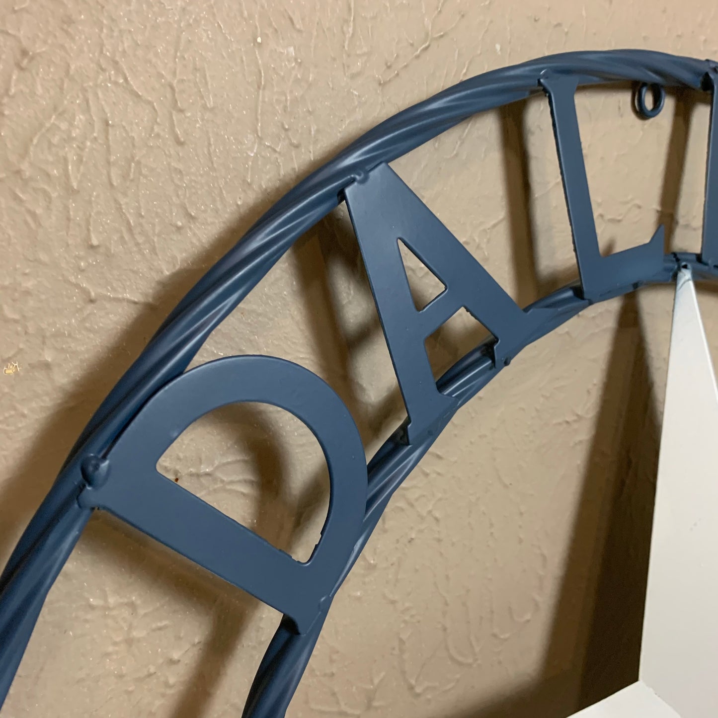 DALLAS COWBOYS STAR METAL BARN LONE STAR WESTERN HOME DECOR BLUE & WHITE STAR, SIZE:24",32",36",40",42",44",46",50"