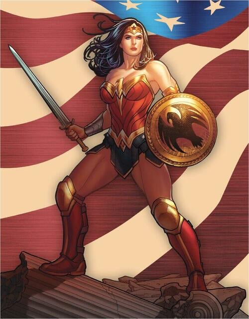 #2430 WONDER WOMEN SWORD TIN SIGN METAL WALL ART WESTERN HOME DECOR NEW