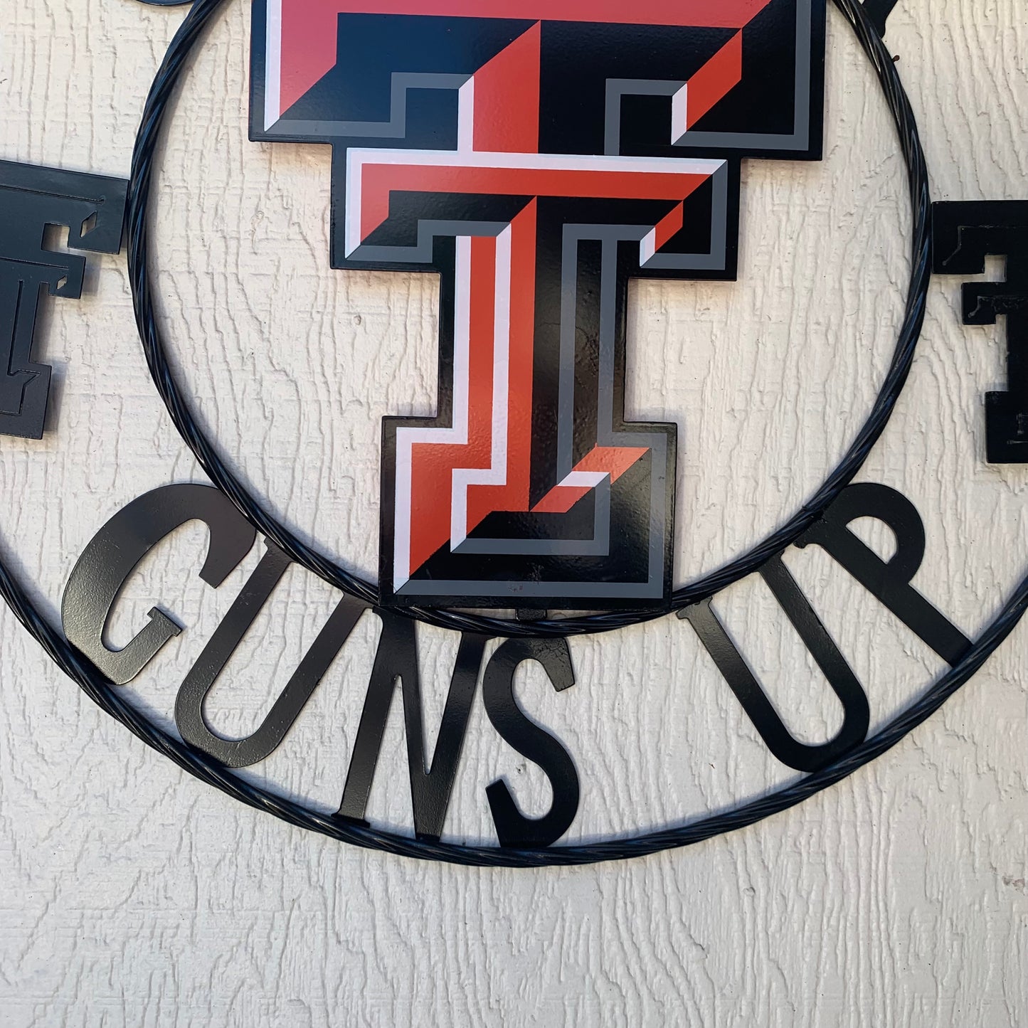 GET YOUR GUNS UP TEXAS TECH CUSTOM METAL VINTAGE CRAFT SIGN TEAM HANDMADE 12",18",24",32"