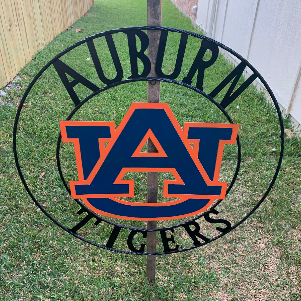 AUBURN TIGERS CUSTOM METAL VINTAGE CRAFT SIGN WESTERN HOME DECOR HANDMADE 12",18",24",32",36"