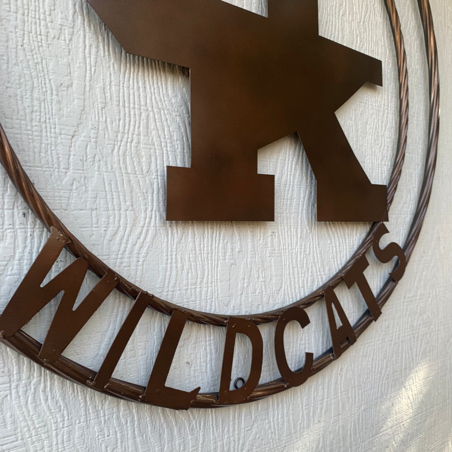 12",18", 24", 32" KENTUCKY WILDCATS RUSTIC BRONZE CUSTOM METAL VINTAGE CRAFT SIGN HANDMADE