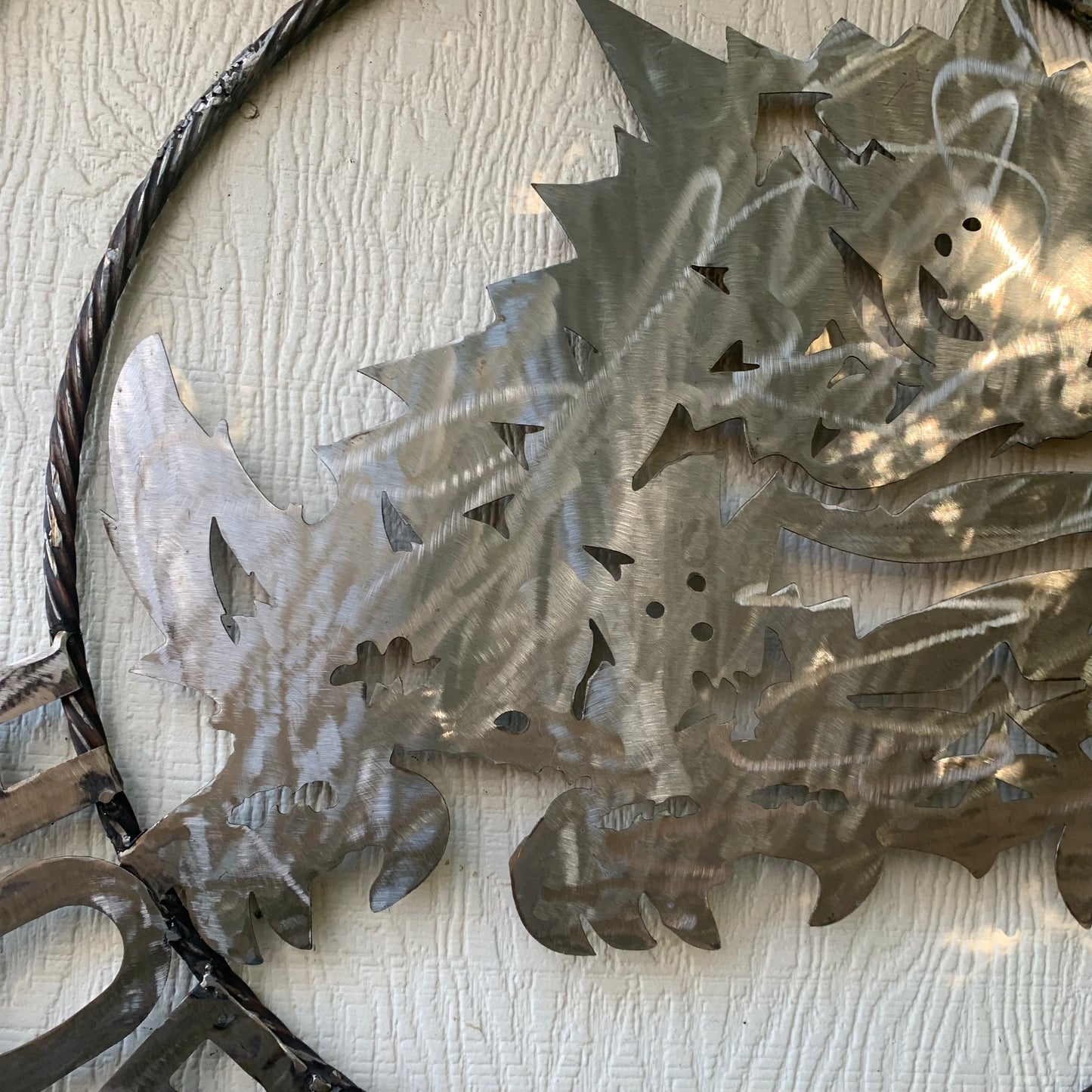 18",24",32" TCU HORNED FROGS RAW METAL CUSTOM VINTAGE CRAFT TEAM SIGN HANDMADE