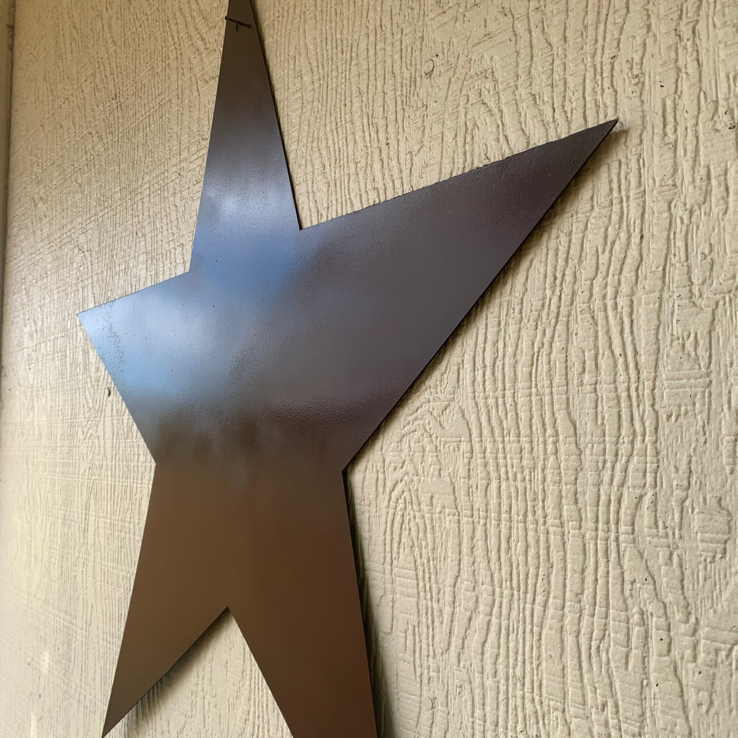 2D FLAT STAR BARN PLAIN LASERCUT METAL BROWN STAR ART WESTERN HOME DECOR HANDMADE #EH12822