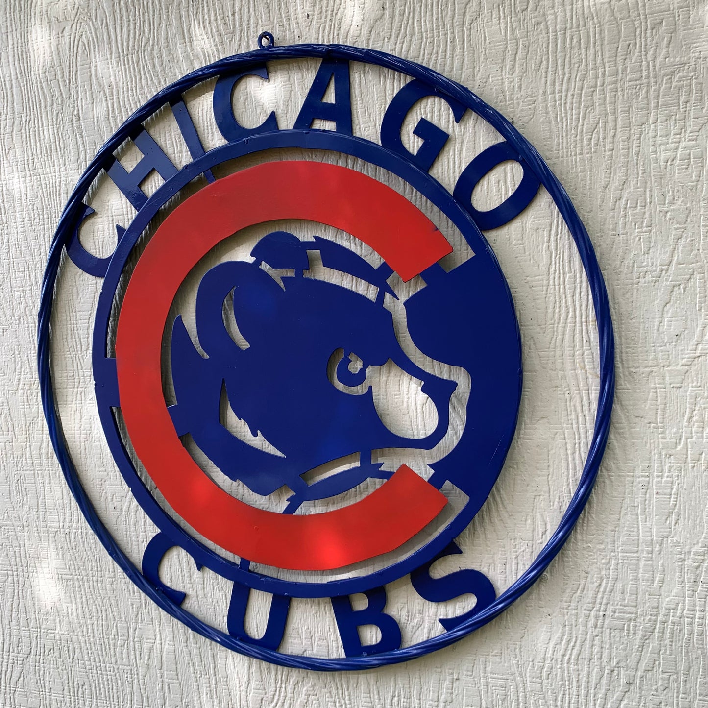 12", 18", 24", 32" CHICAGO CUBS CUSTOM METAL VINTAGE CRAFT TEAM SPORTS SIGN HANDMADE