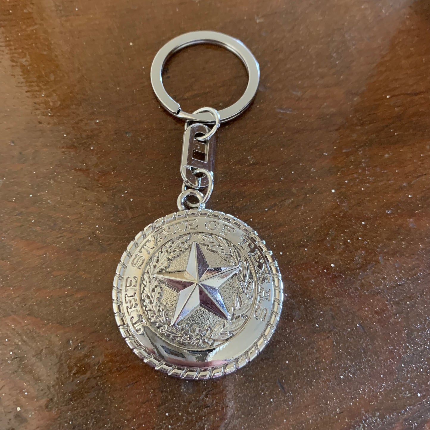 LG LONESTAR KEYCHAIN STAR METAL WESTERN FASHION STYLE ART NEW