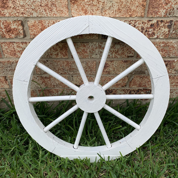 16",24",30" WAGON WHEEL RED BARN WOOD WESTERN HOME DECOR RUSTIC HANDMADE CRAFT