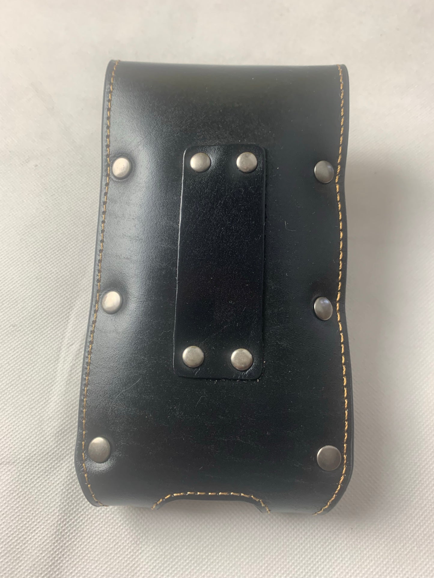 7" LONE STAR BLACK & TURQUOISE LEATHER HOLSTER POUCH EXTRA LARGE  BELT LOOP CELL PHONE CASE UNIVERSAL OVERSIZE--FREE SHIPPING