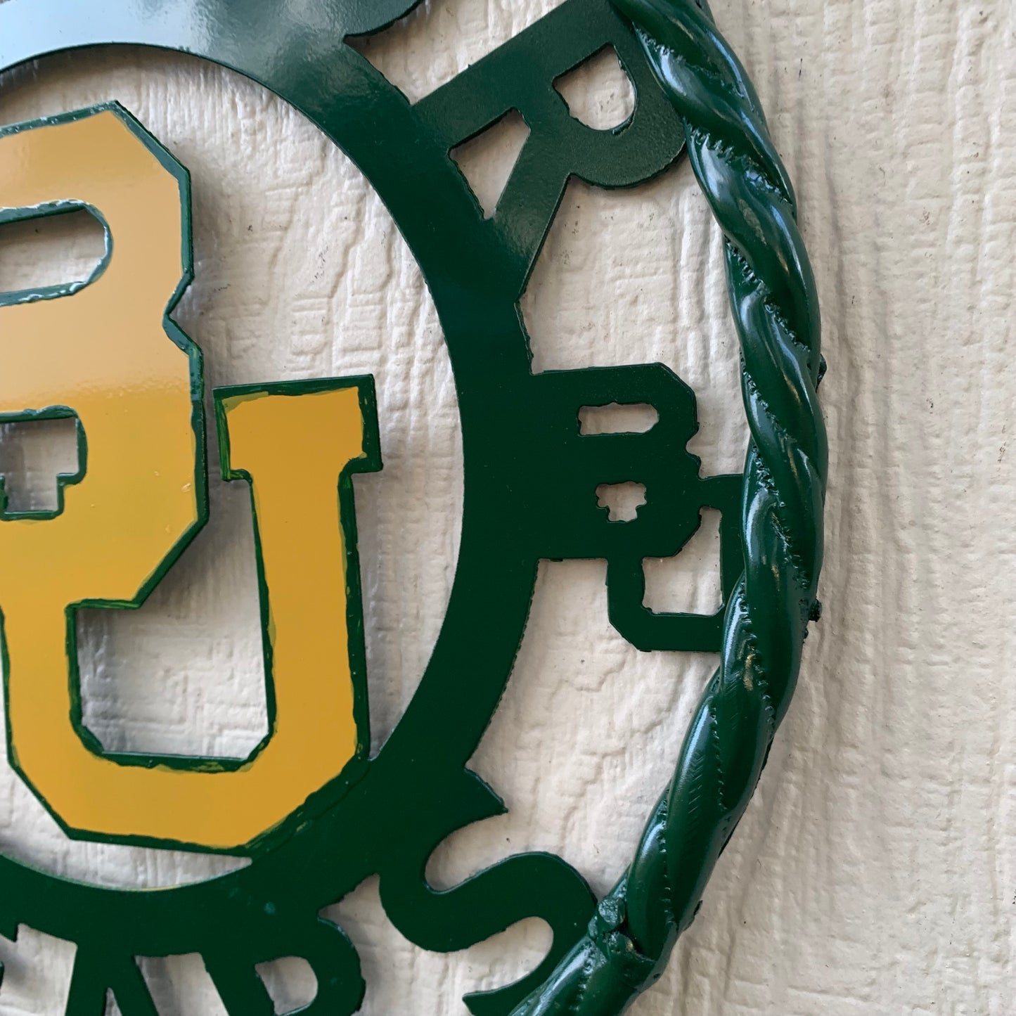 12",18",24",32" BAYLOR BEARS CUSTOM METAL VINTAGE CRAFT SIGN WESTERN HOME DECOR HANDMADE
