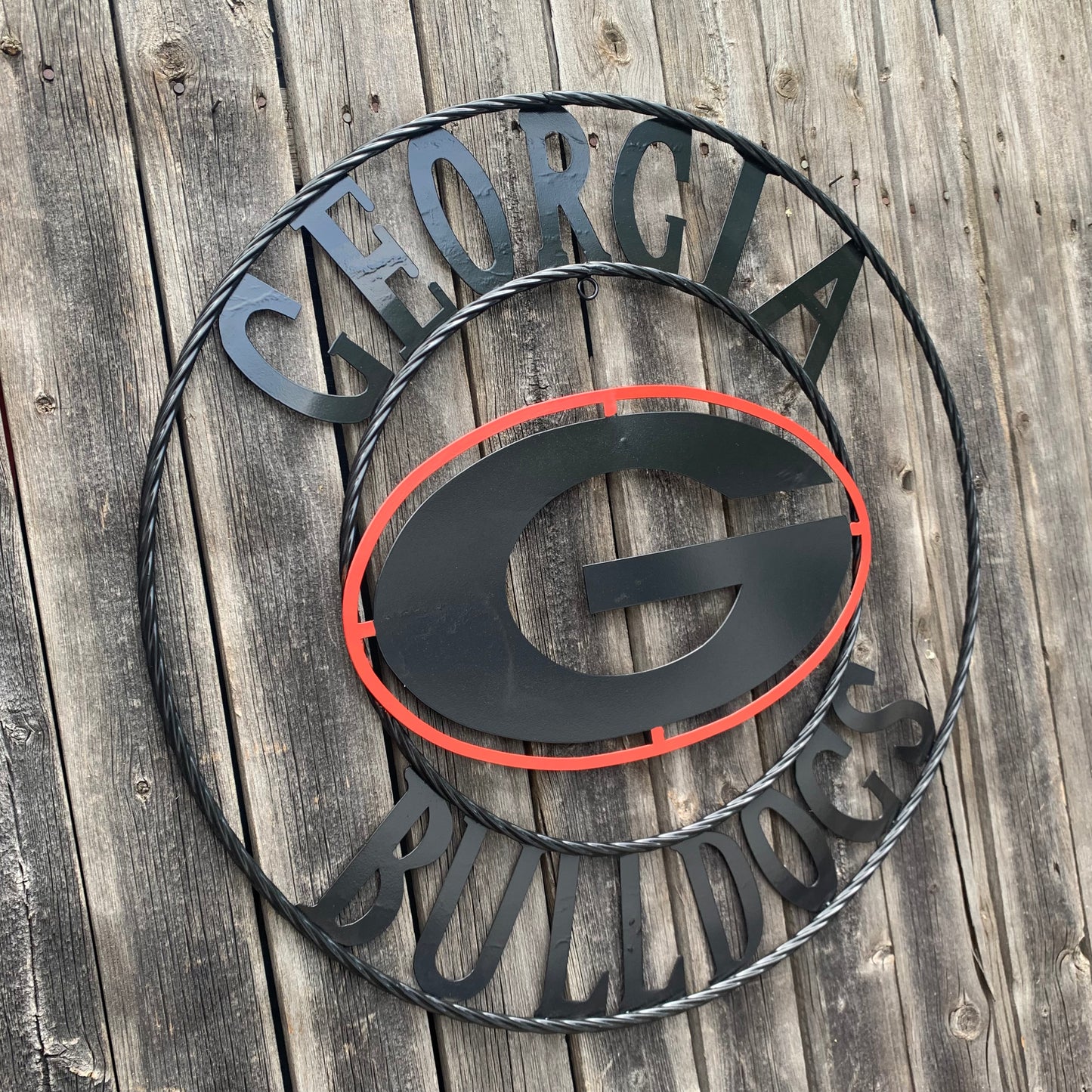 12", 18", 24", 32" GEORGIA BULLDOGS METAL SIGN VINTAGE CUSTOM TEAM ART