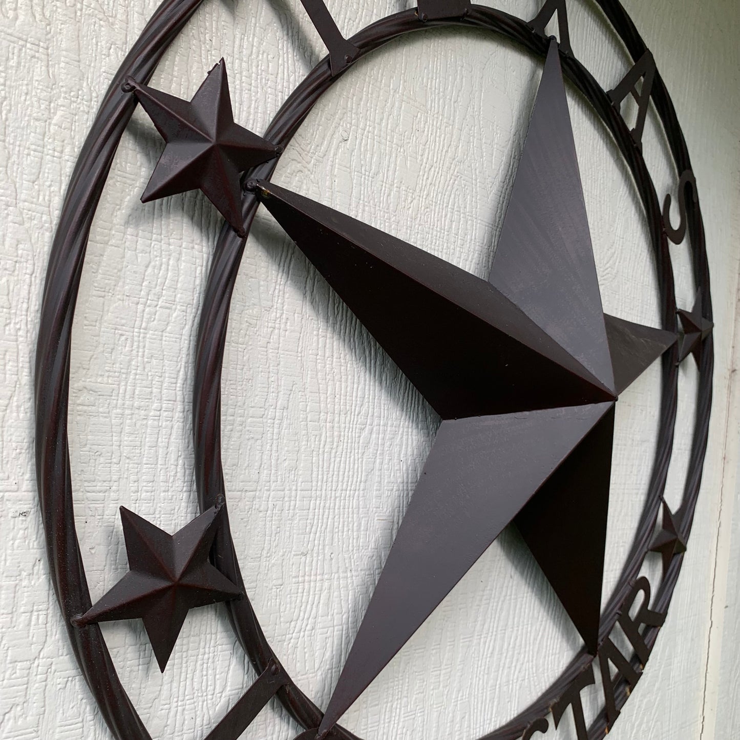TEXAS LONESTAR METAL ART WESTERN HOME WALL DECOR RUSTIC VINTAGE BROWN NEW, SIZE:24",32",36",40",42",44",46",50"