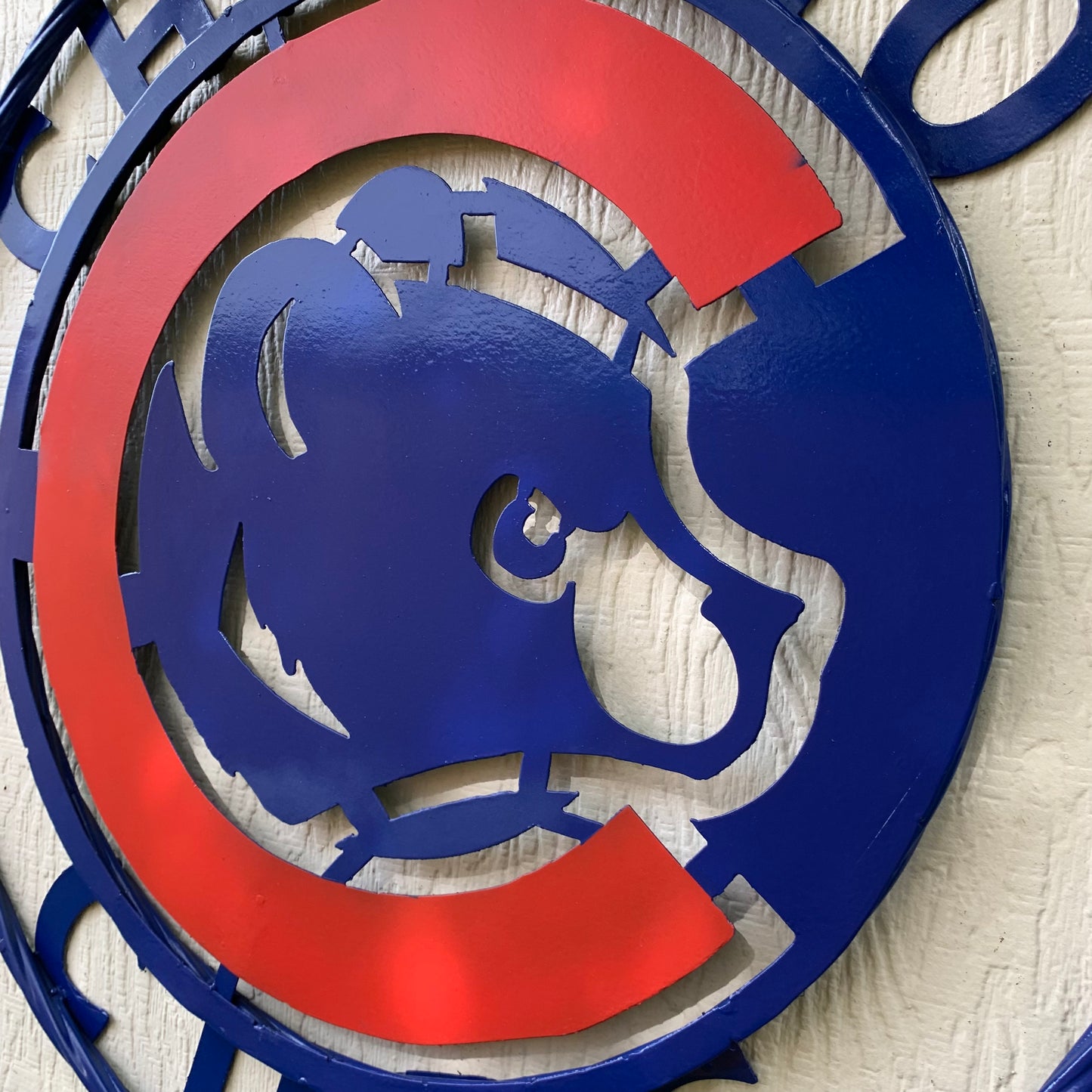 12", 18", 24", 32" CHICAGO CUBS CUSTOM METAL VINTAGE CRAFT TEAM SPORTS SIGN HANDMADE