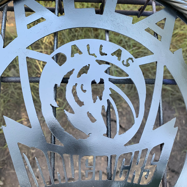 12", 18", 24", 32", 36" DALLAS MAVERICKS BLACK CUSTOM METAL VINTAGE CRAFT TEAM SPORTS SIGN HANDMADE