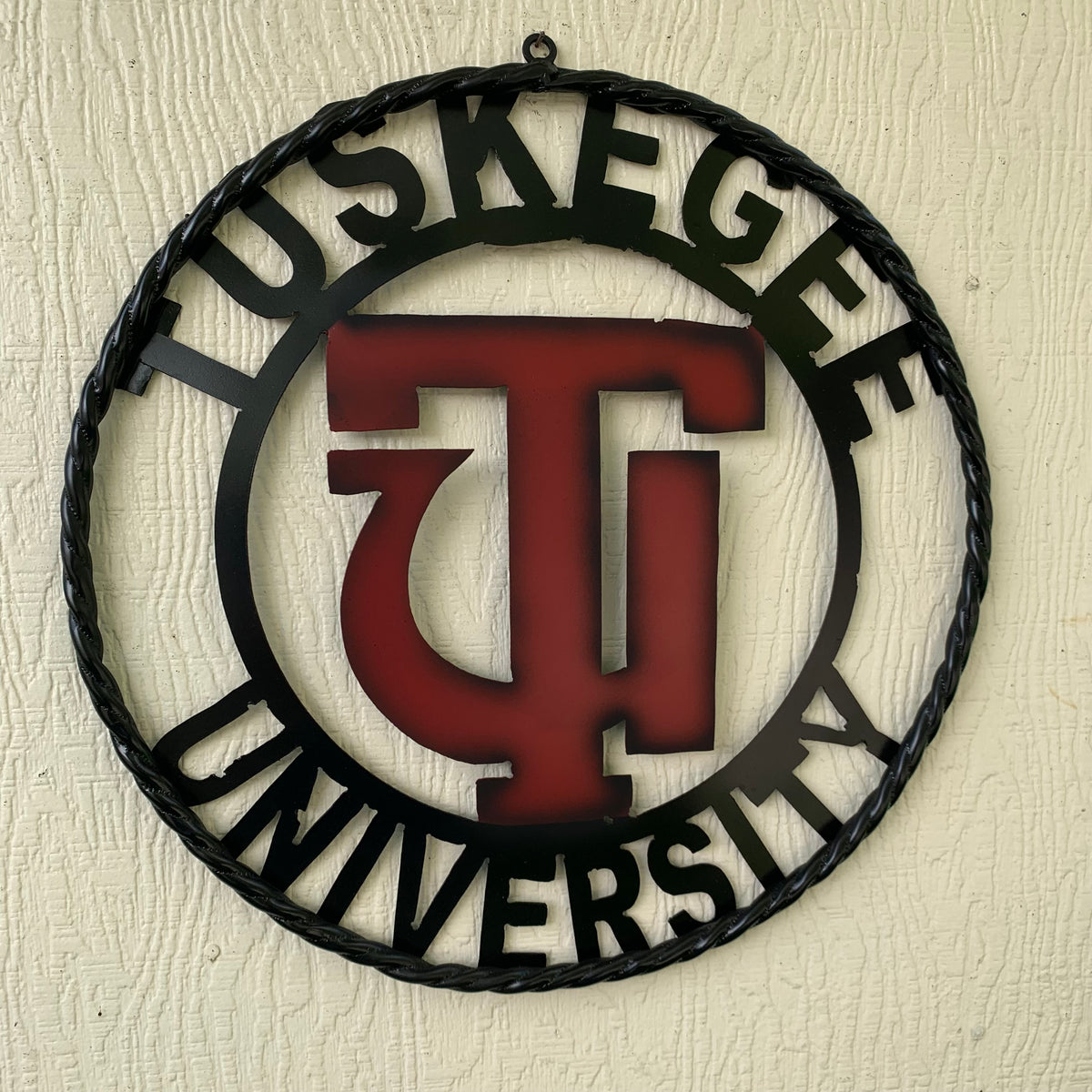 TUSKEGEE UNIV. METAL CUSTOM VINTAGE CRAFT TEAM SPORTS SIGN HANDMADE
