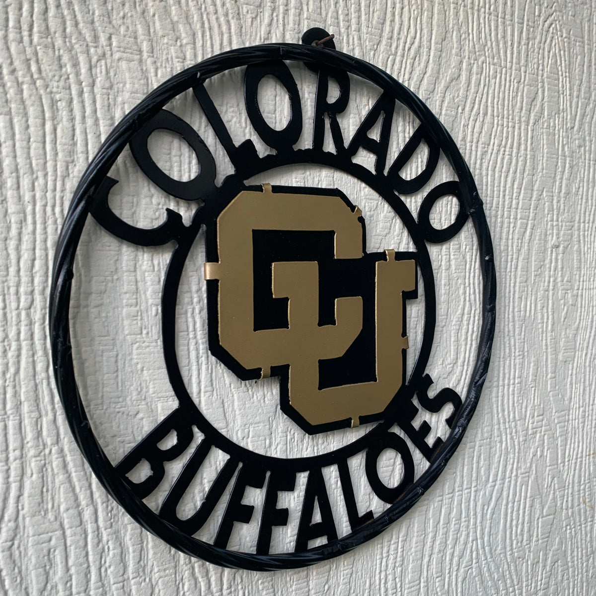 COLORADO BUFFALOES CUSTOM METAL VINTAGE CRAFT SIGN TEAM ART WESTERN HOME DECOR HANDMADE