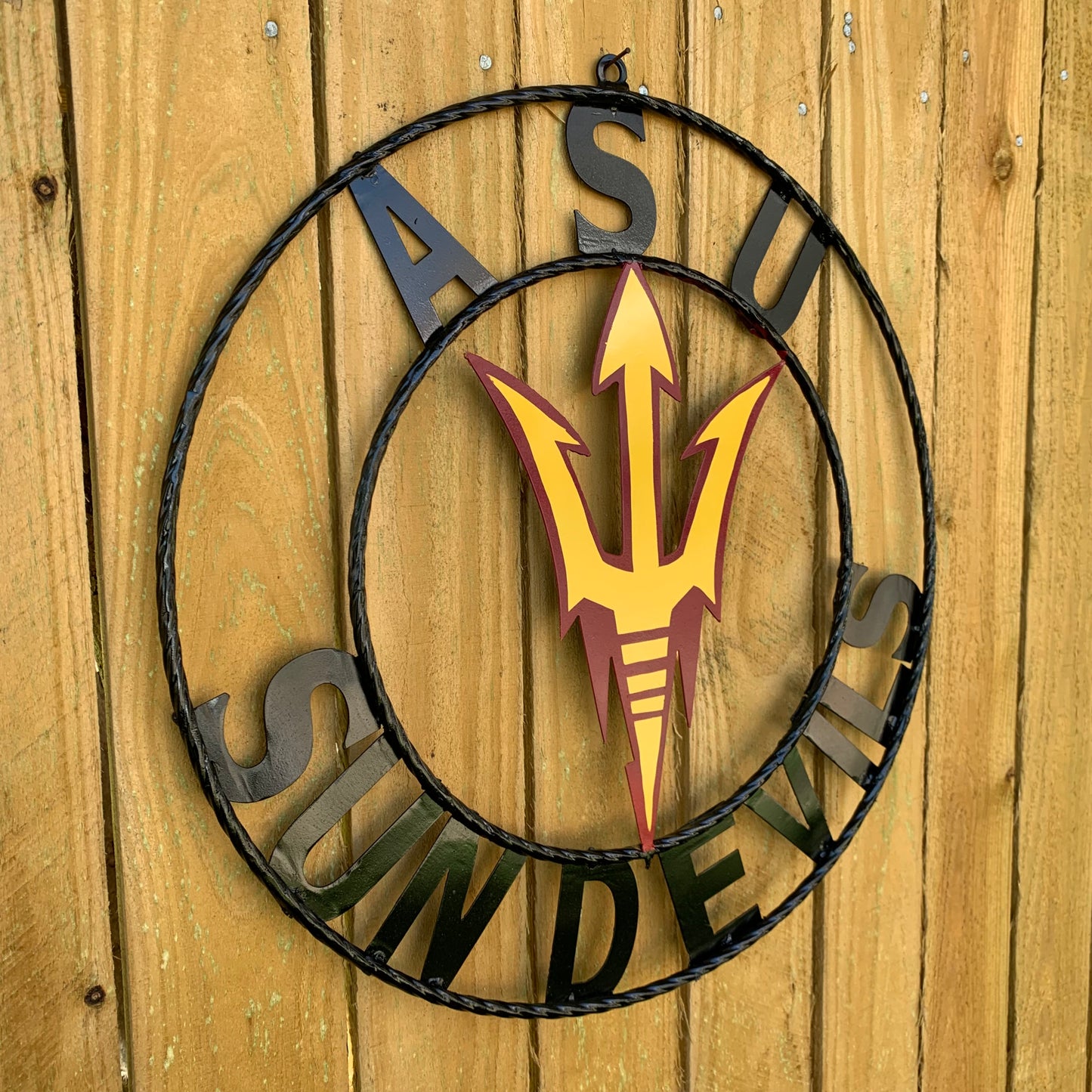 12", 18", 24", 32" ASU SUNDEVILS ARIZONA STATE CUSTOM METAL VINTAGE CRAFT SIGN TEAM WESTERN HOME DECOR HANDMADE