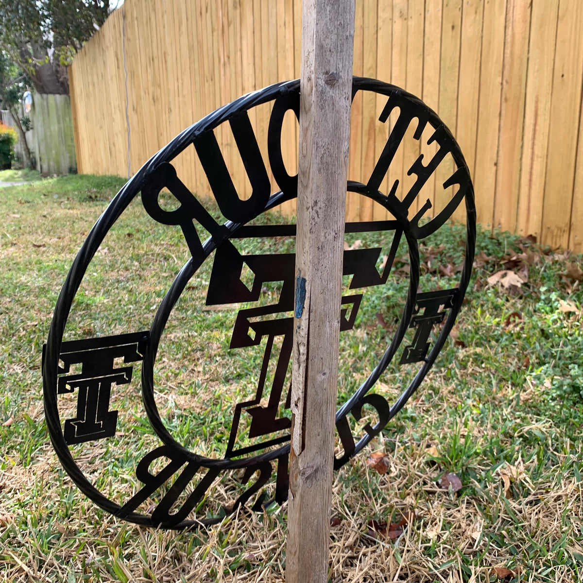 12", 18", 24", 32" GET YOUR GUNS UP TEXAS TECH CUSTOM METAL VINTAGE CRAFT TEAM SIGN