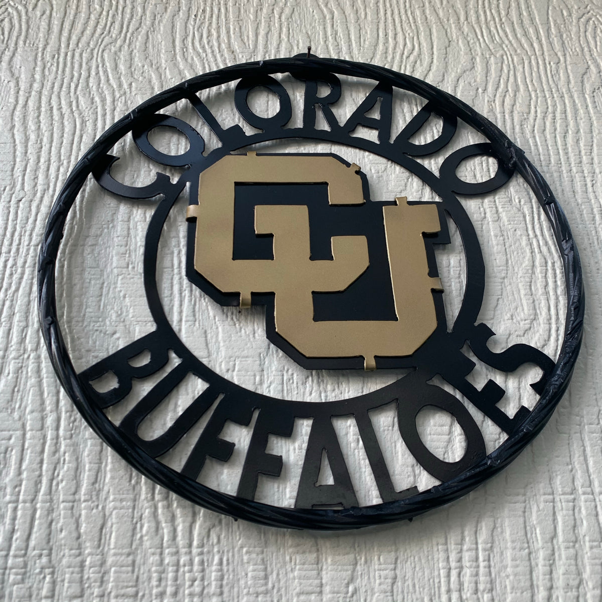 COLORADO BUFFALOES CUSTOM METAL VINTAGE CRAFT SIGN TEAM ART WESTERN HOME DECOR HANDMADE