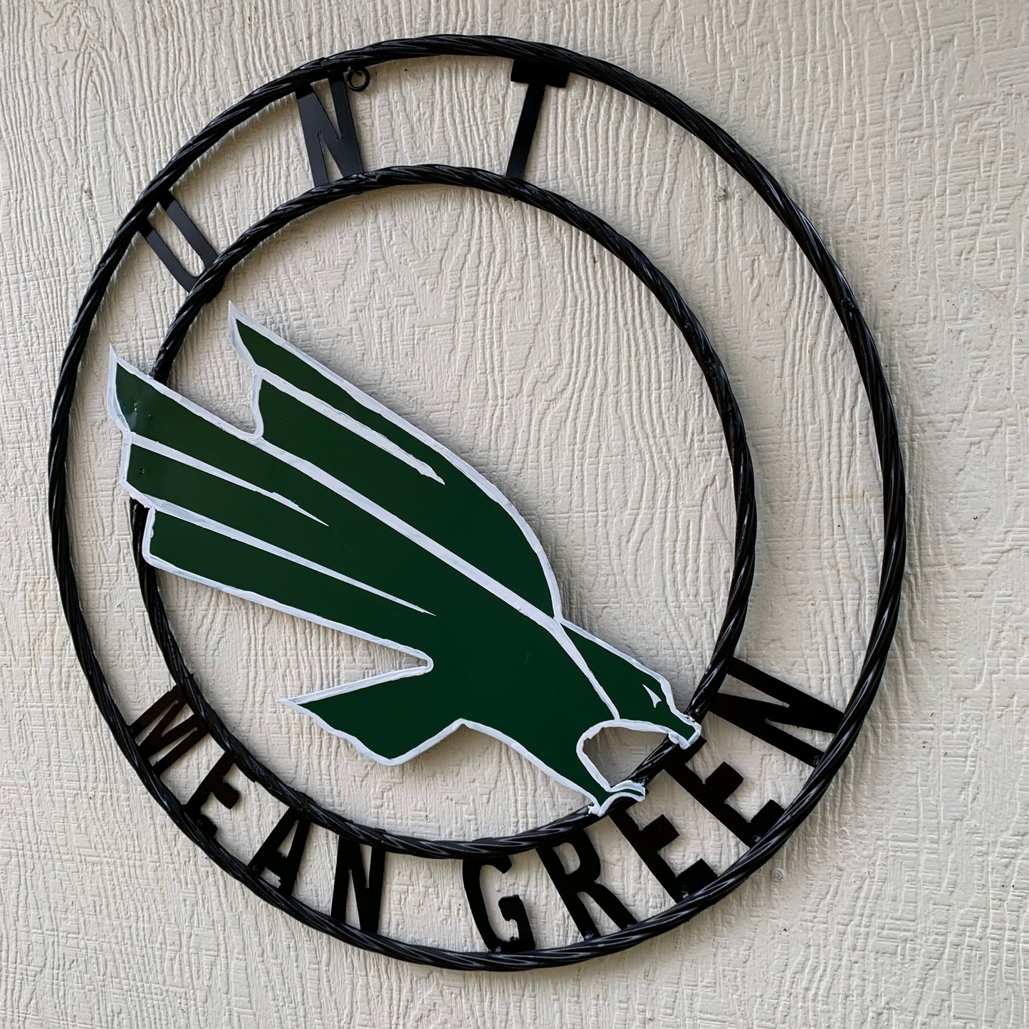 12",18",24",32",36" UNT MEAN GREEN CUSTOM METAL VINTAGE CRAFT SIGN TEAM HANDMADE