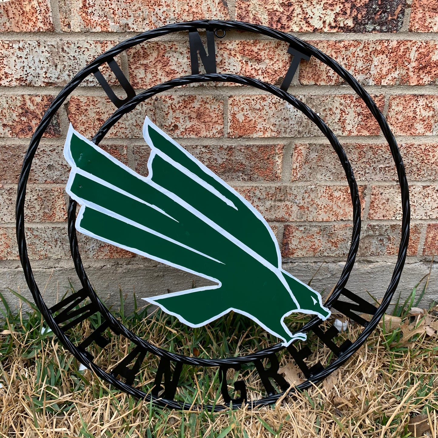 12",18",24",32",36" UNT MEAN GREEN CUSTOM METAL VINTAGE CRAFT SIGN TEAM HANDMADE