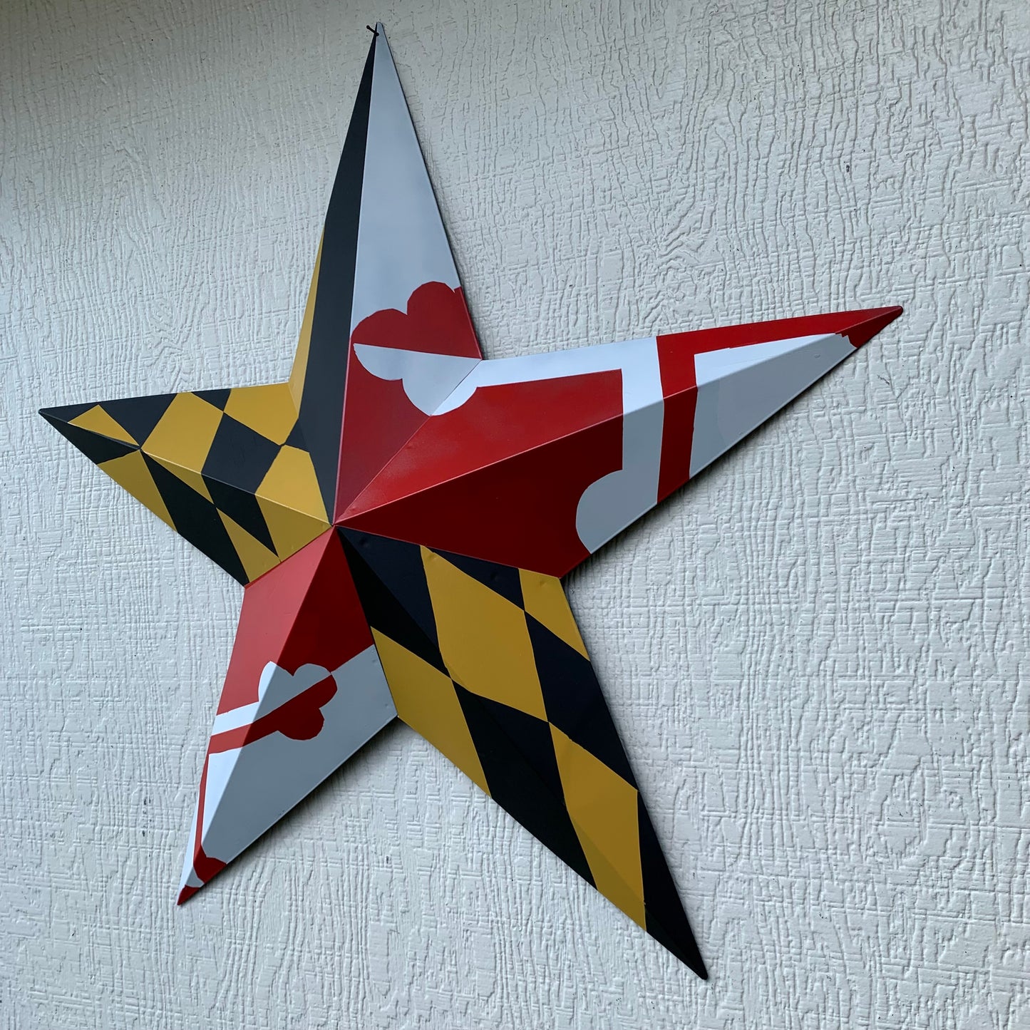 MARYLAND FLAG BARN METAL STAR WESTERN HOME DECOR HANDMADE 22",24",30",36" #EH10423
