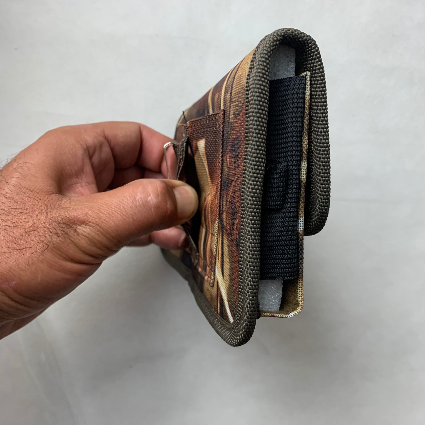 7" LUXMO WIRELESS XL MEGA EXTRA LARGE HORIZONTAL CAMO RUGGED POUCH VELCO CLOSURE  &  BELT LOOP CLIP HOLSTER CELL PHONE CASE UNIVERSAL OVERSIZE