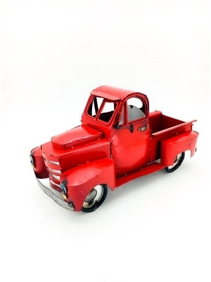 20" MULTI STYLE PICKUP TRUCK METAL GARDEN ART FIGURINE OUTDOOR & INDOOR FARM HOUSE WESTERN HOME DECOR HANDMADE NEW: 20"L X 10"W X 12" H