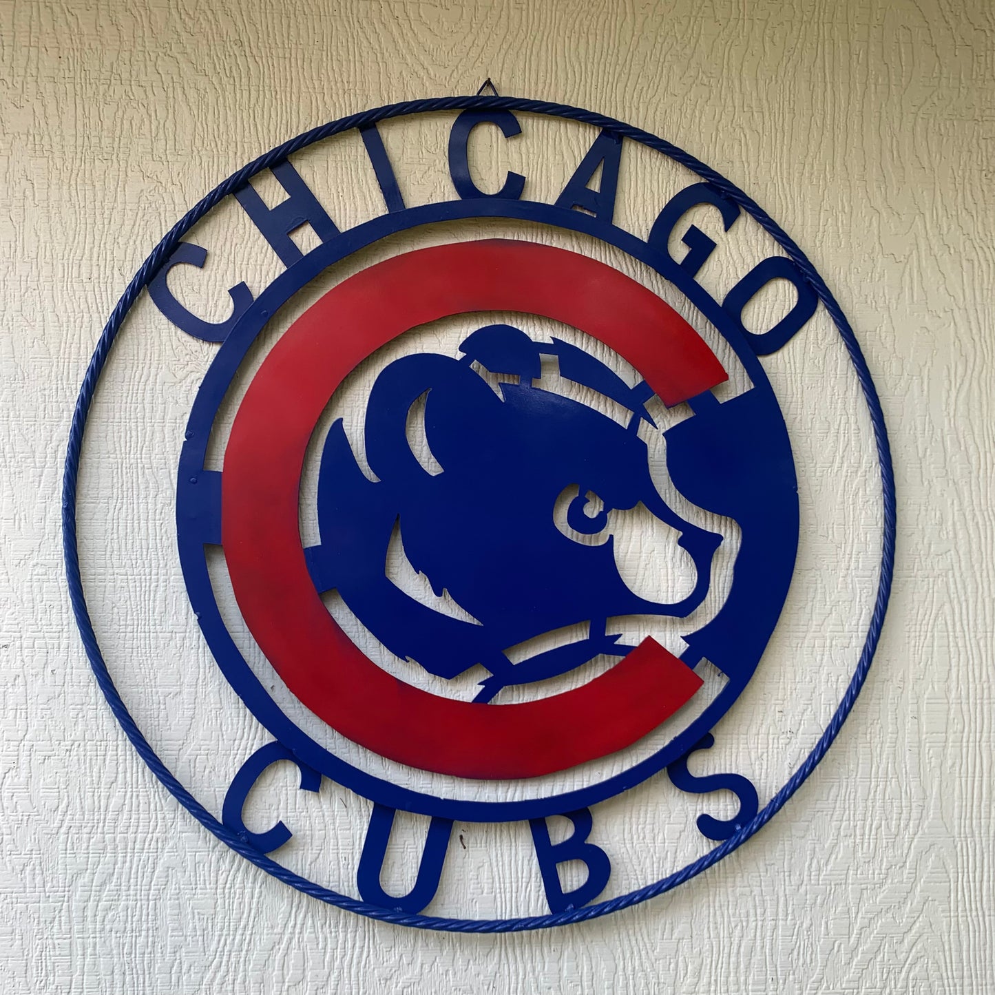 12", 18", 24", 32" CHICAGO CUBS CUSTOM METAL VINTAGE CRAFT TEAM SPORTS SIGN HANDMADE