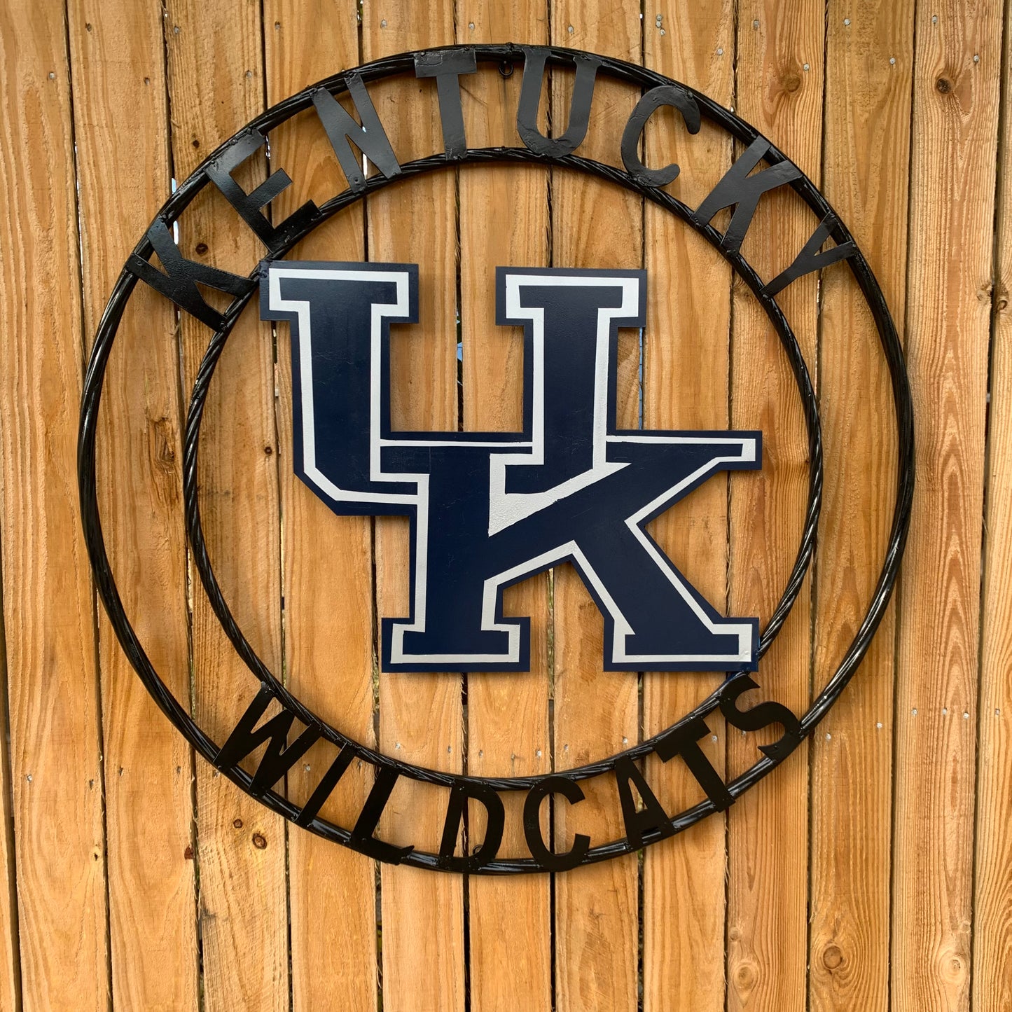 KENTUCKY WILDCATS CUSTOM METAL VINTAGE CRAFT SIGN WESTERN HOME DECOR HANDMADE