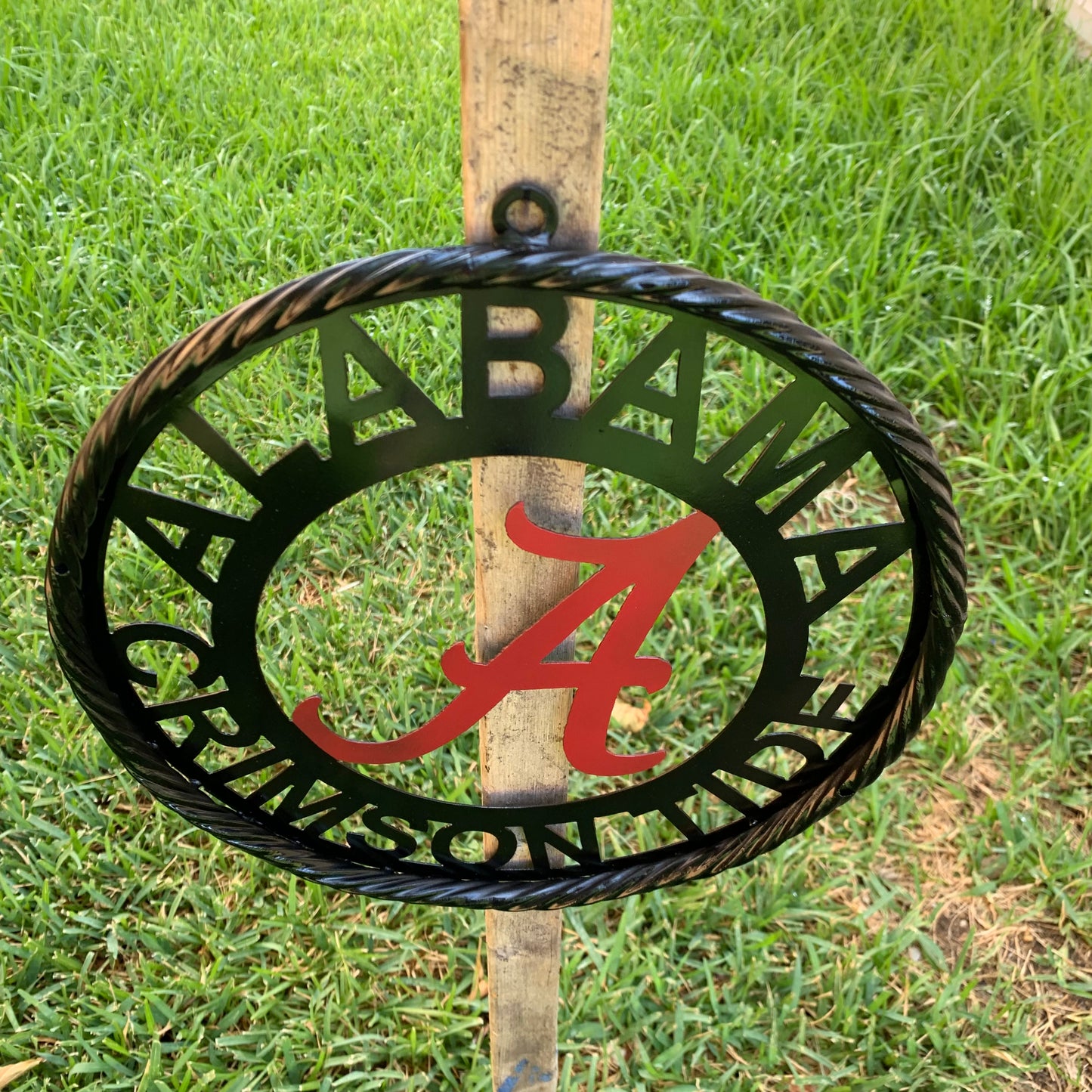 ALABAMA CRIMSON TIDE LASERCUT CUSTOM METAL VINTAGE CRAFT SIGN TEAM WESTERN HOME DECOR