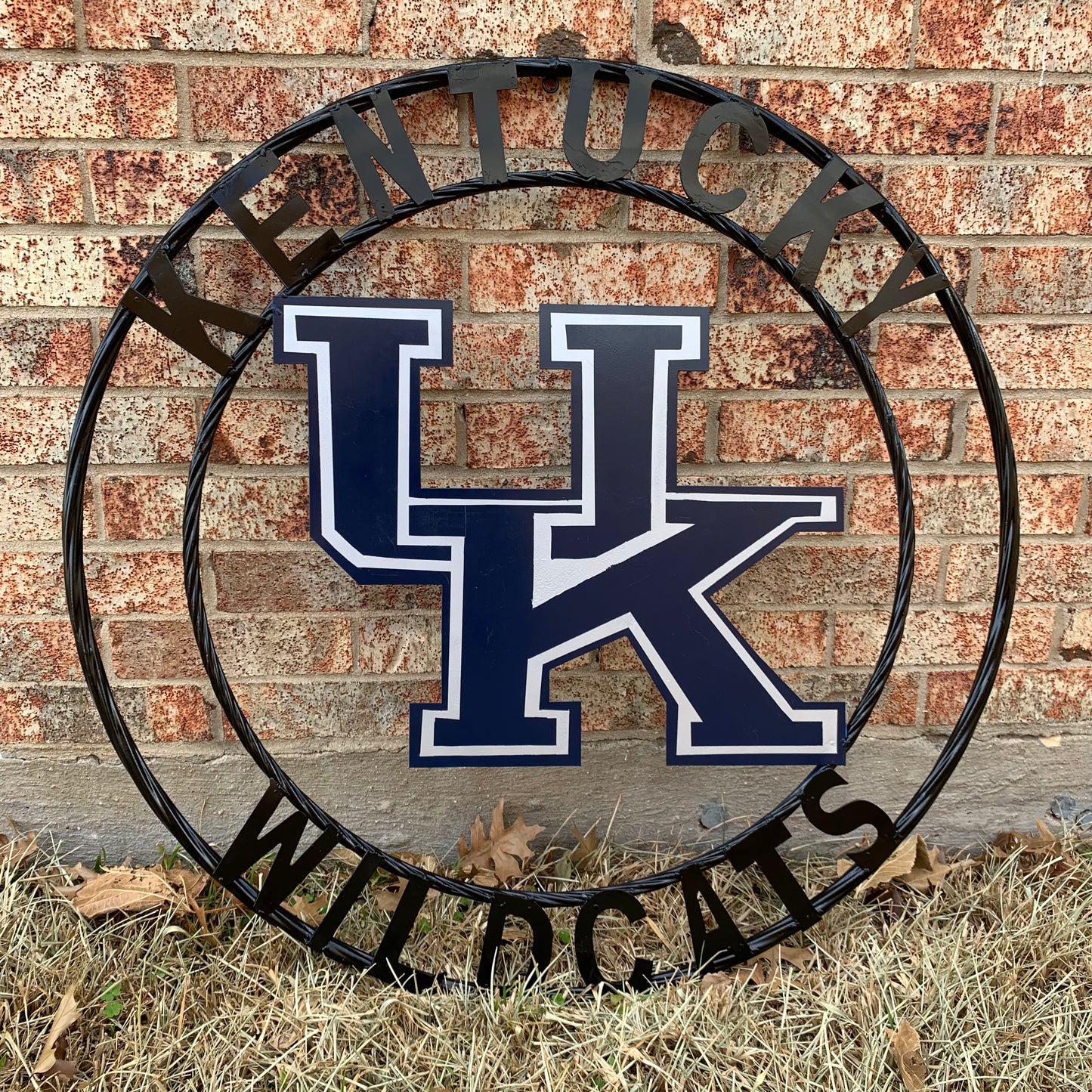 KENTUCKY WILDCATS CUSTOM METAL VINTAGE CRAFT SIGN WESTERN HOME DECOR HANDMADE