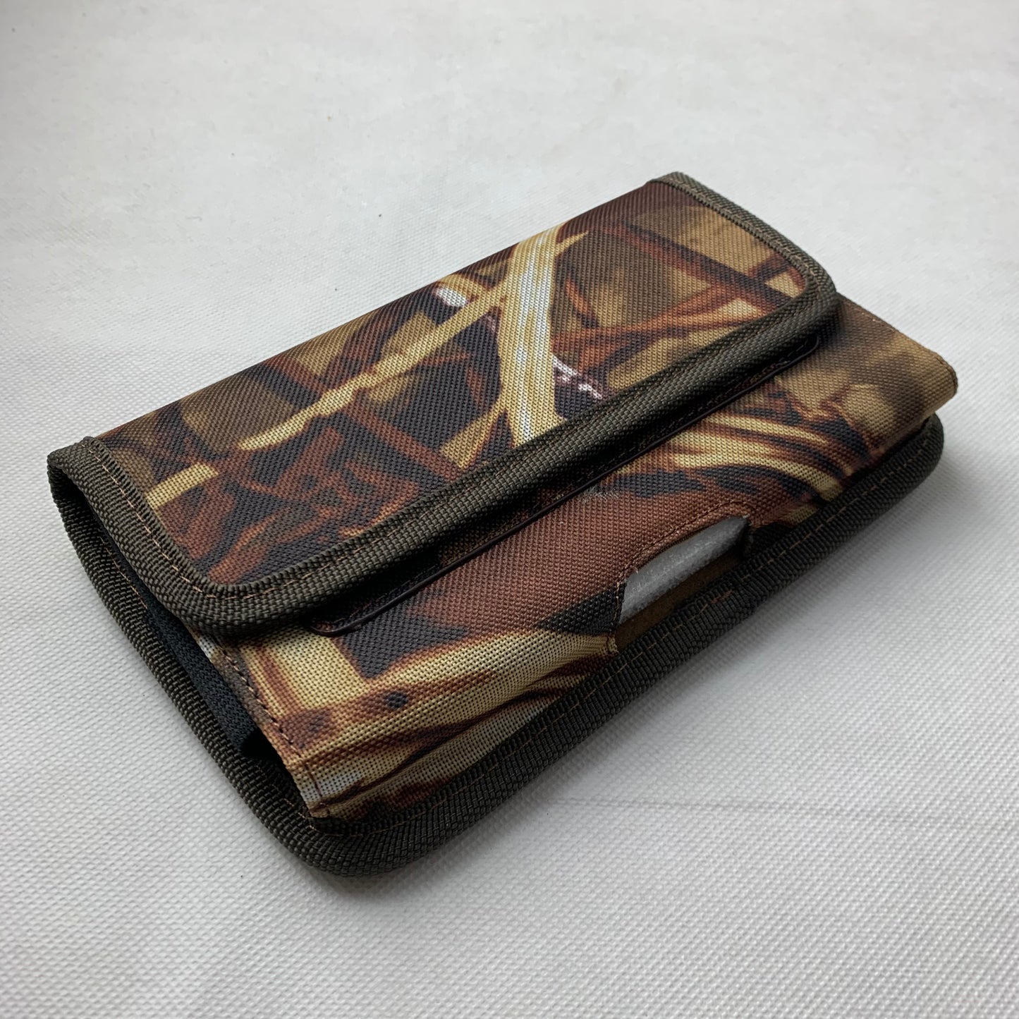 7" LUXMO WIRELESS XL MEGA EXTRA LARGE HORIZONTAL CAMO RUGGED POUCH VELCO CLOSURE  &  BELT LOOP CLIP HOLSTER CELL PHONE CASE UNIVERSAL OVERSIZE