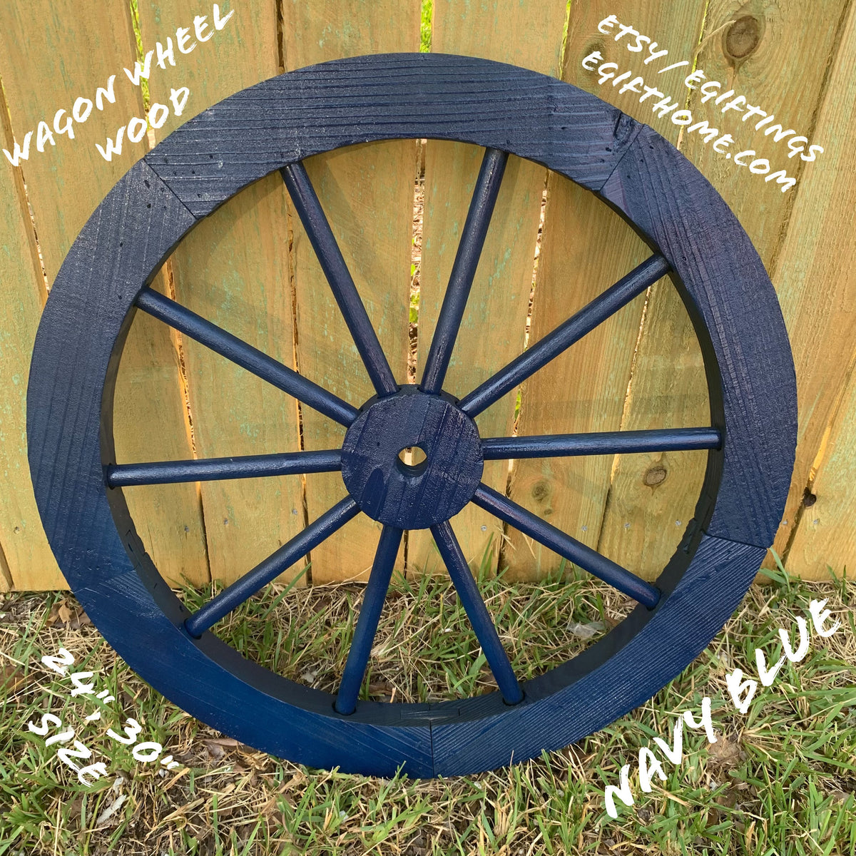 16",24",30" WAGON WHEEL RED BARN WOOD WESTERN HOME DECOR RUSTIC HANDMADE CRAFT