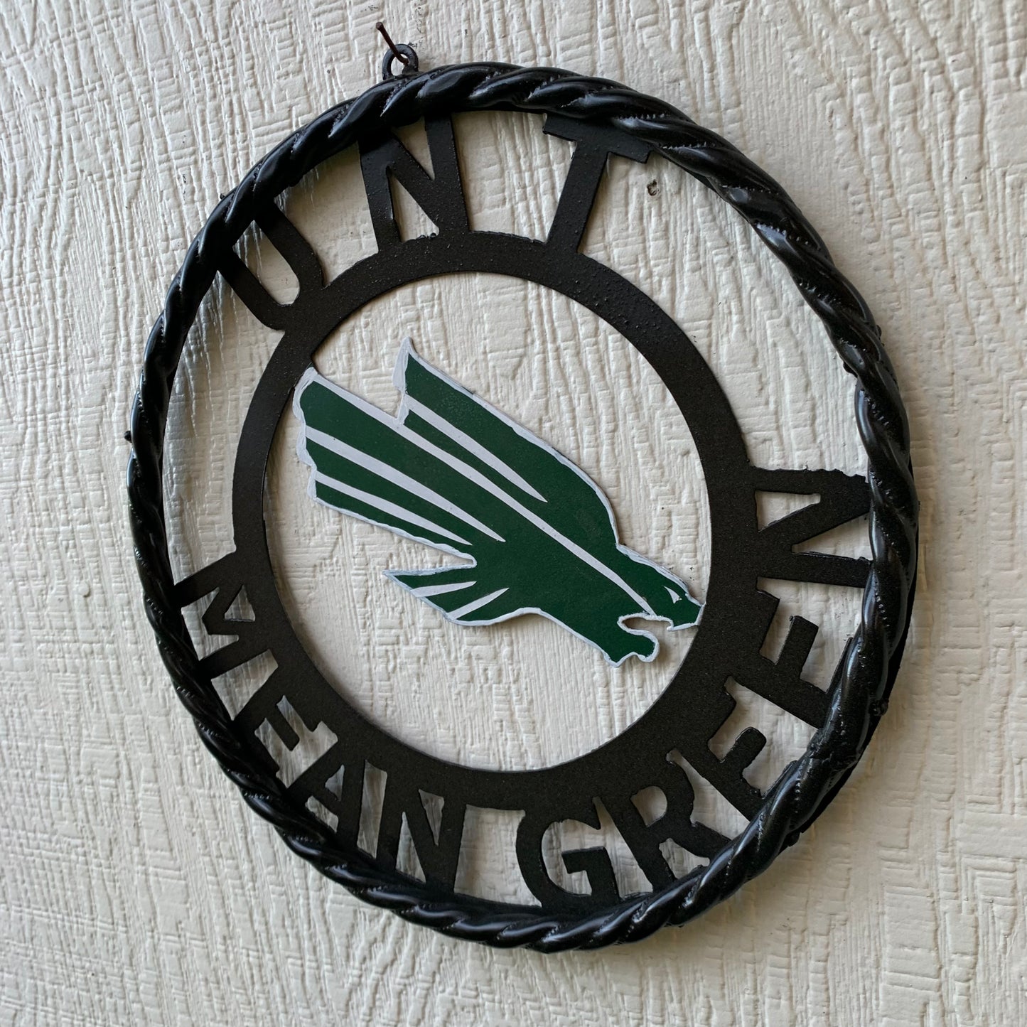 12",18",24" UNT MEAN GREEN CUSTOM METAL VINTAGE CRAFT TEAM SIGN WESTERN HOME DECOR HANDMADE