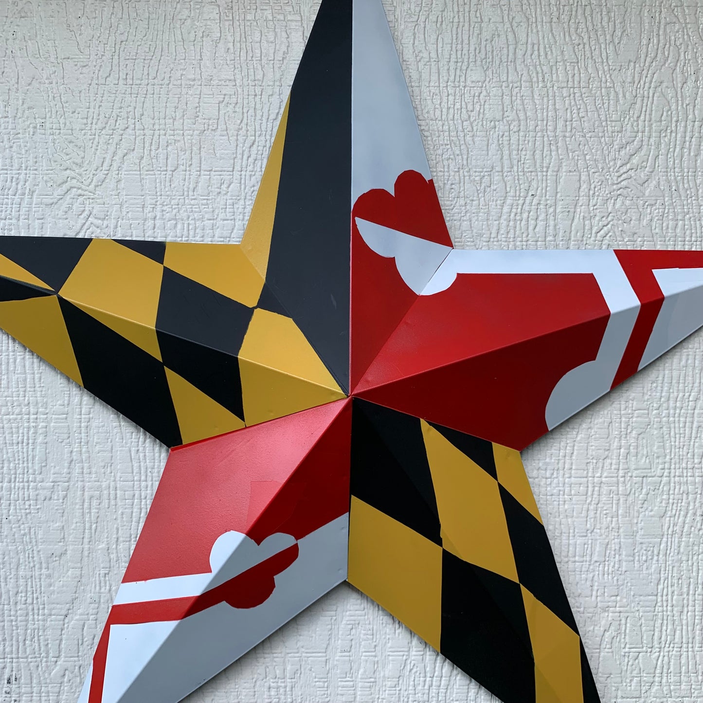 MARYLAND FLAG BARN METAL STAR WESTERN HOME DECOR HANDMADE 22",24",30",36" #EH10423