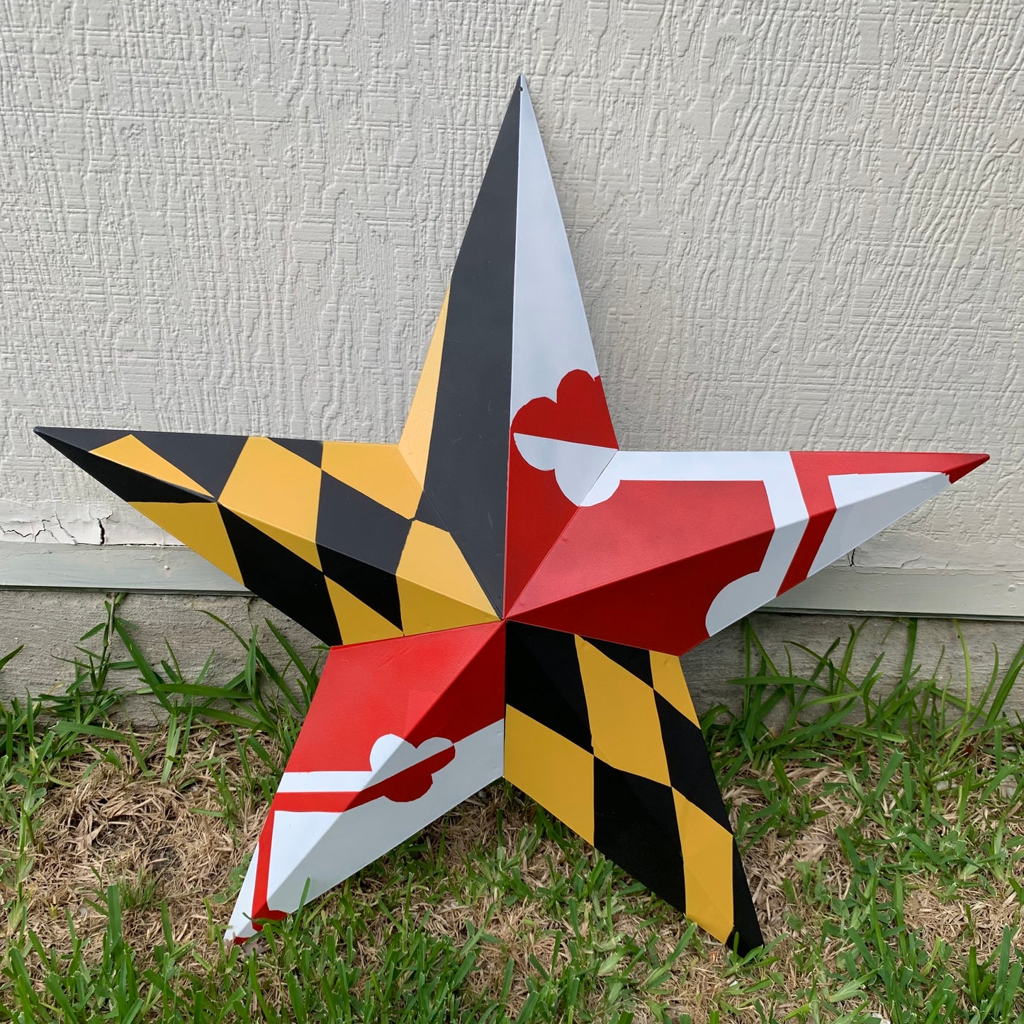 MARYLAND FLAG BARN METAL STAR WESTERN HOME DECOR HANDMADE 22",24",30",36" #EH10423